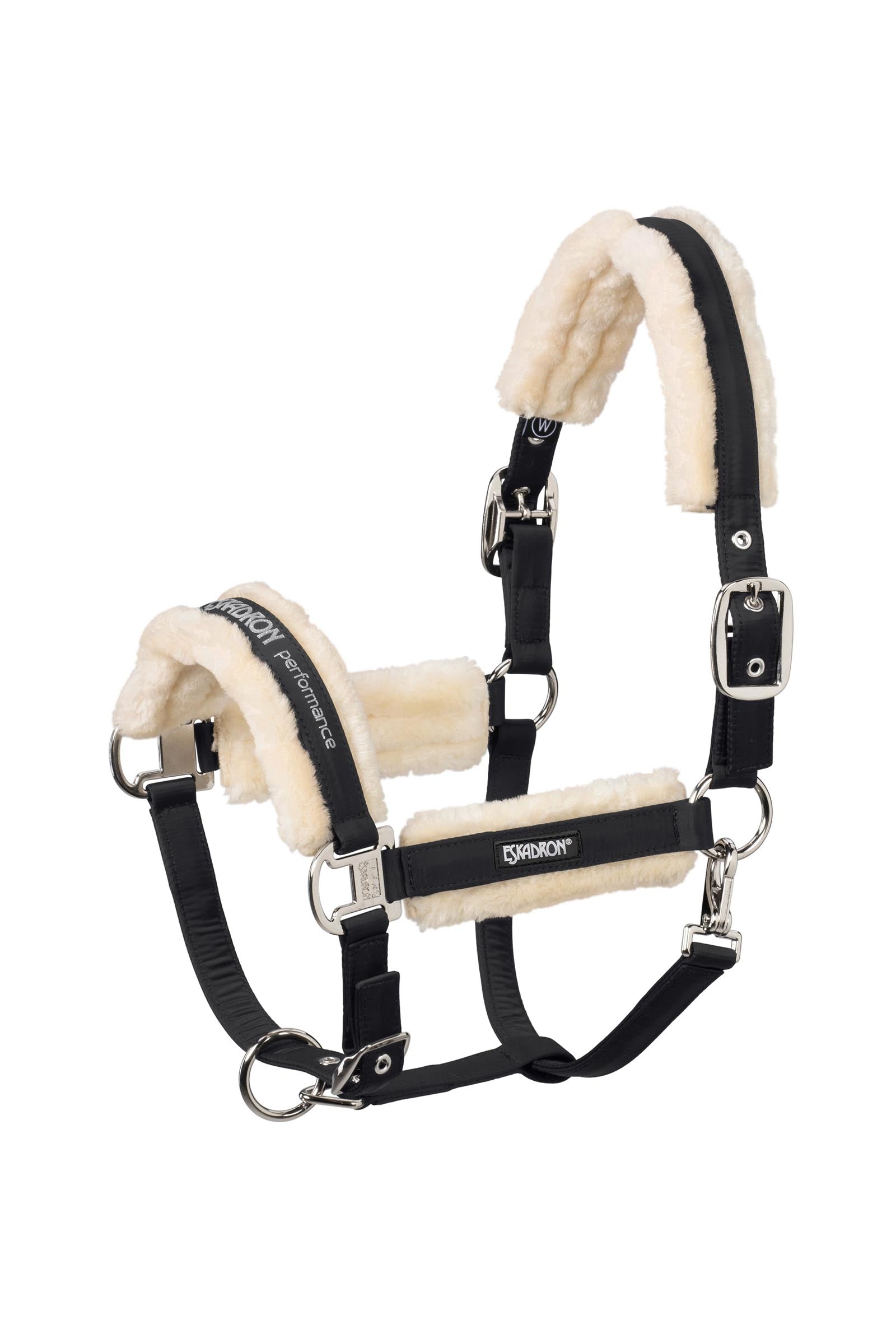 Eskadron Faux Fur Halter Double Pin Protección Antimoscas para Caballos