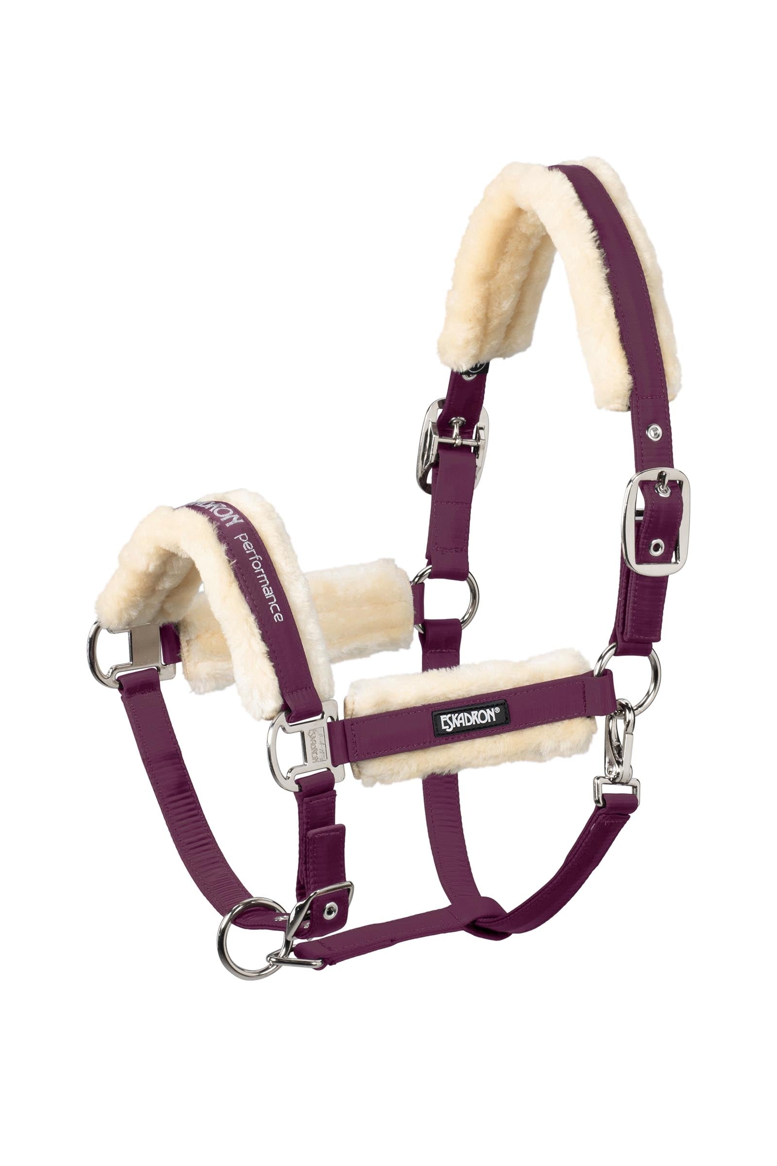 Eskadron Faux Fur Halter Double Pin Protección Antimoscas para Caballos