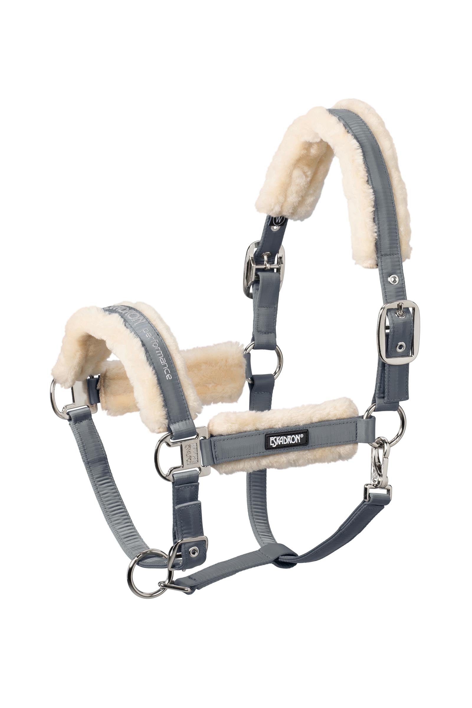 Eskadron Faux Fur Halter Double Pin Protección Antimoscas para Caballos
