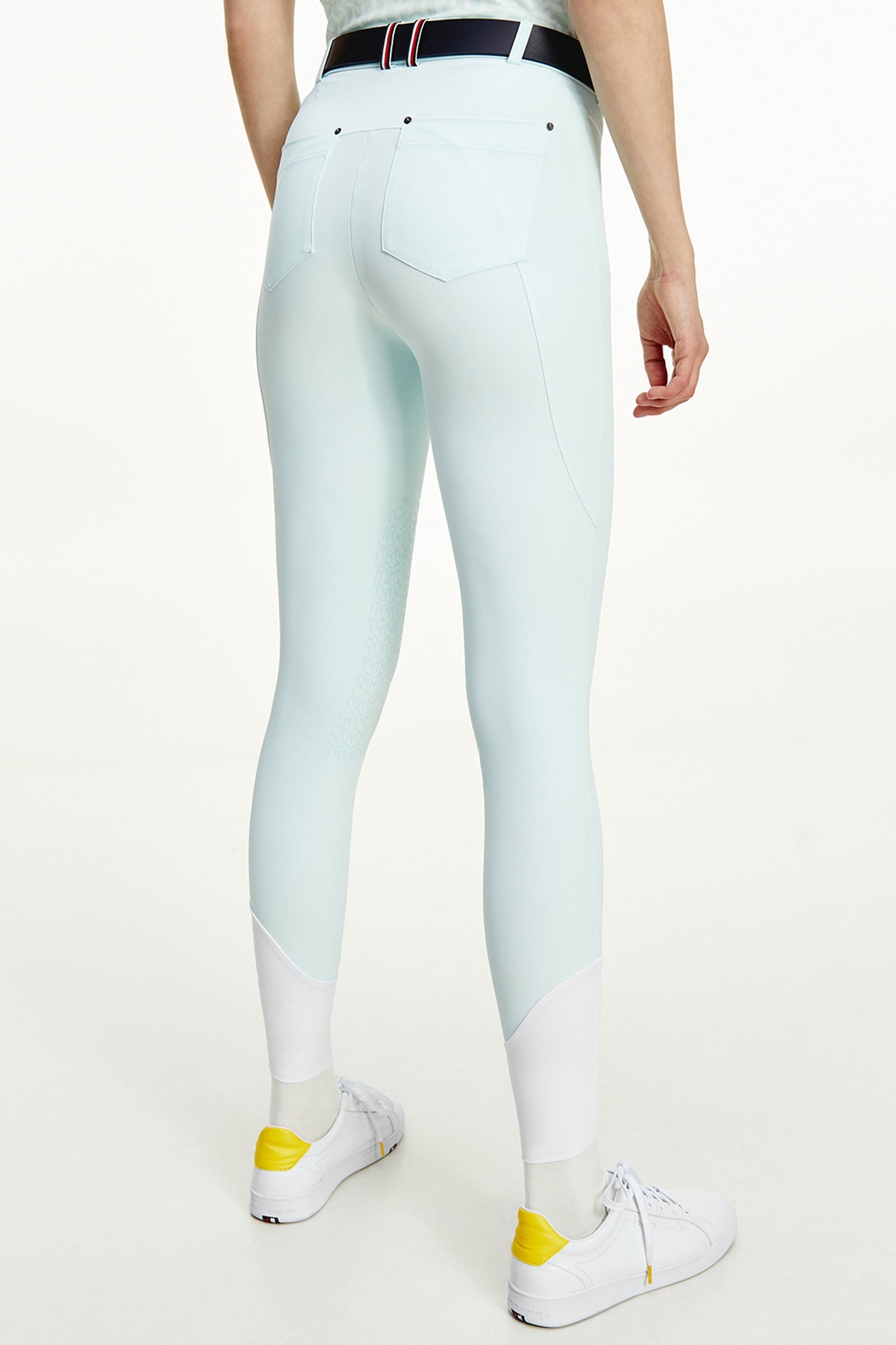 Tommy Hilfiger Equestrian Style - Pantalones de mujer con parche en la rodilla Womens Breeches