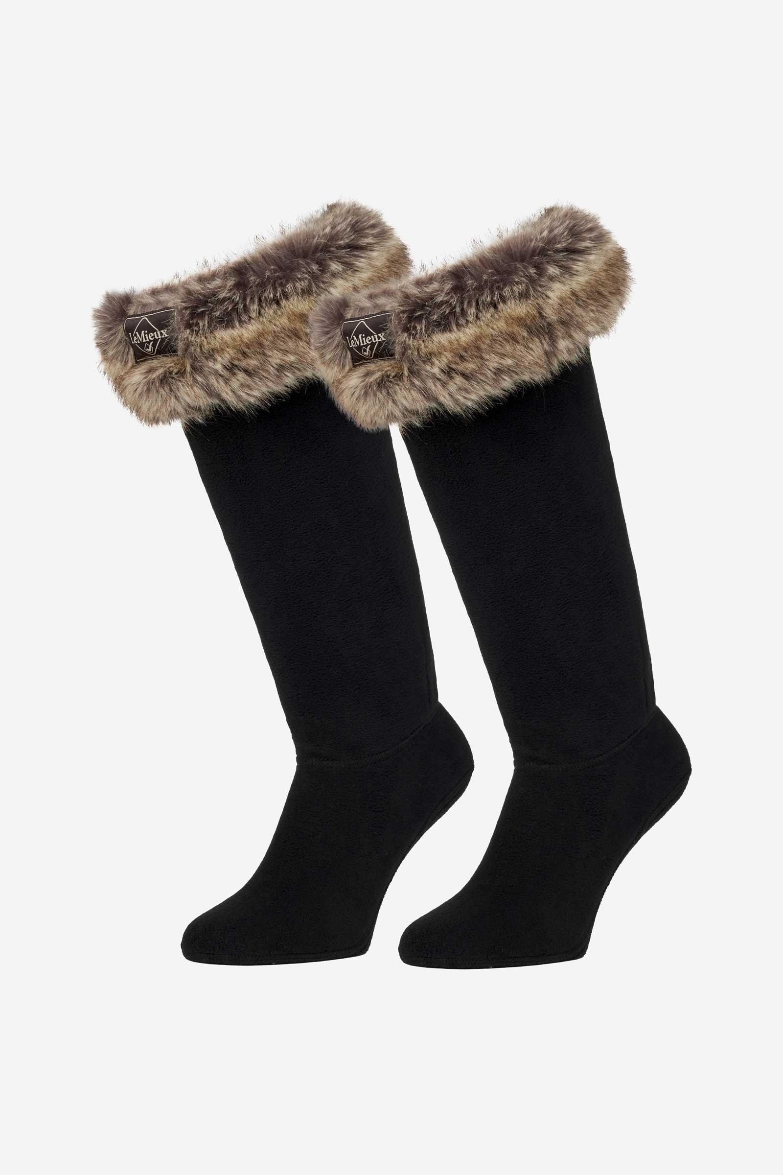 LeMieux Faux Fur Wellington Boots Socks Socks
