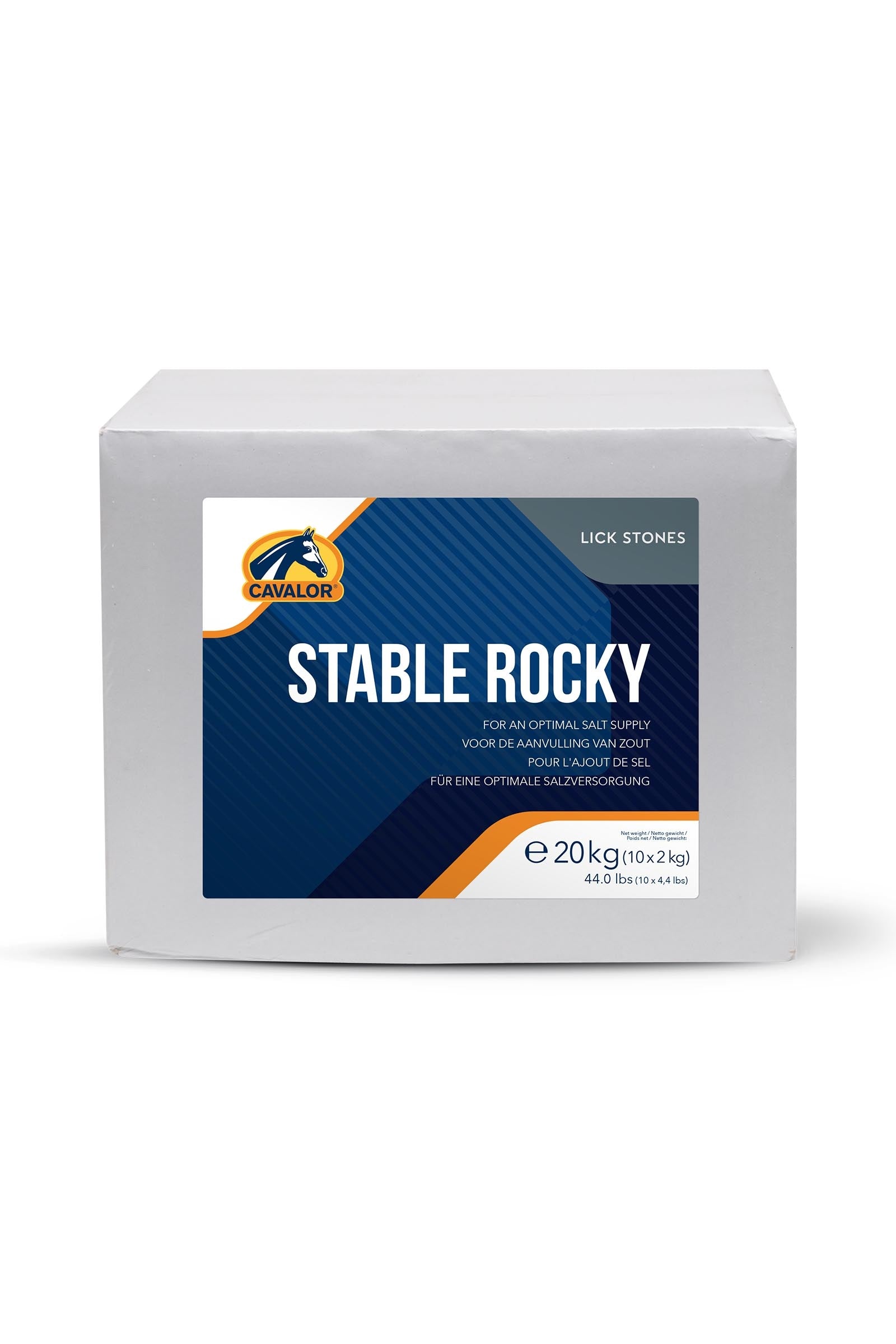 Cavalor Piedra Salina Stable Rocky, 10x2kg Horse Feed & Nutrition