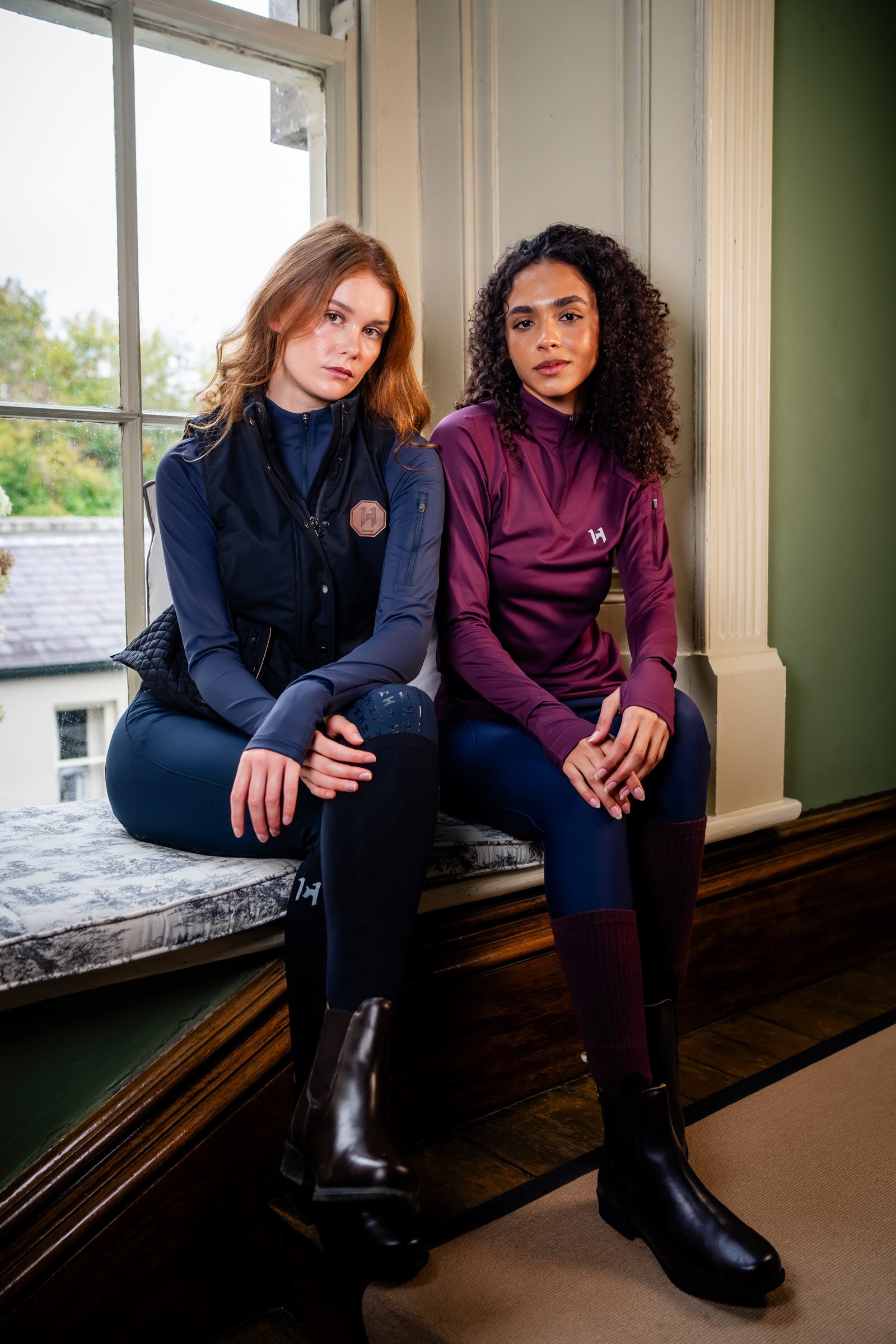 Horseware Strive Winter camiseta para mujer con cremallera 1/4 Ropa Mujer