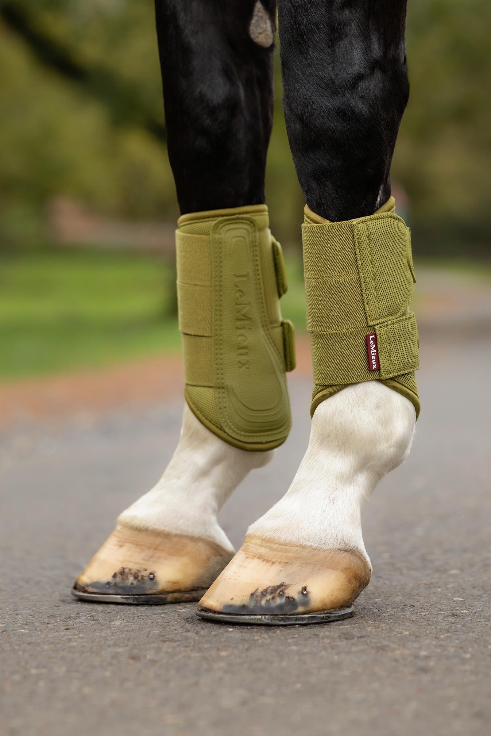 LeMieux Arika Mesh Brushing Boots Leg & Hoof Protection
