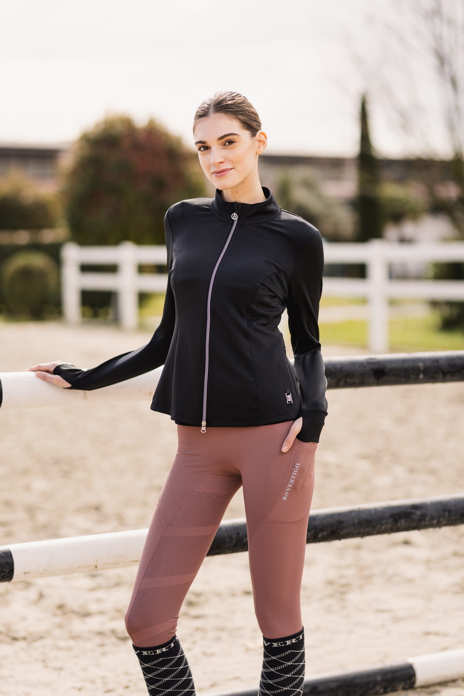 B Vertigo Sarah Women's Training Riding Jacket with Pleats Women’s Riding Clothing