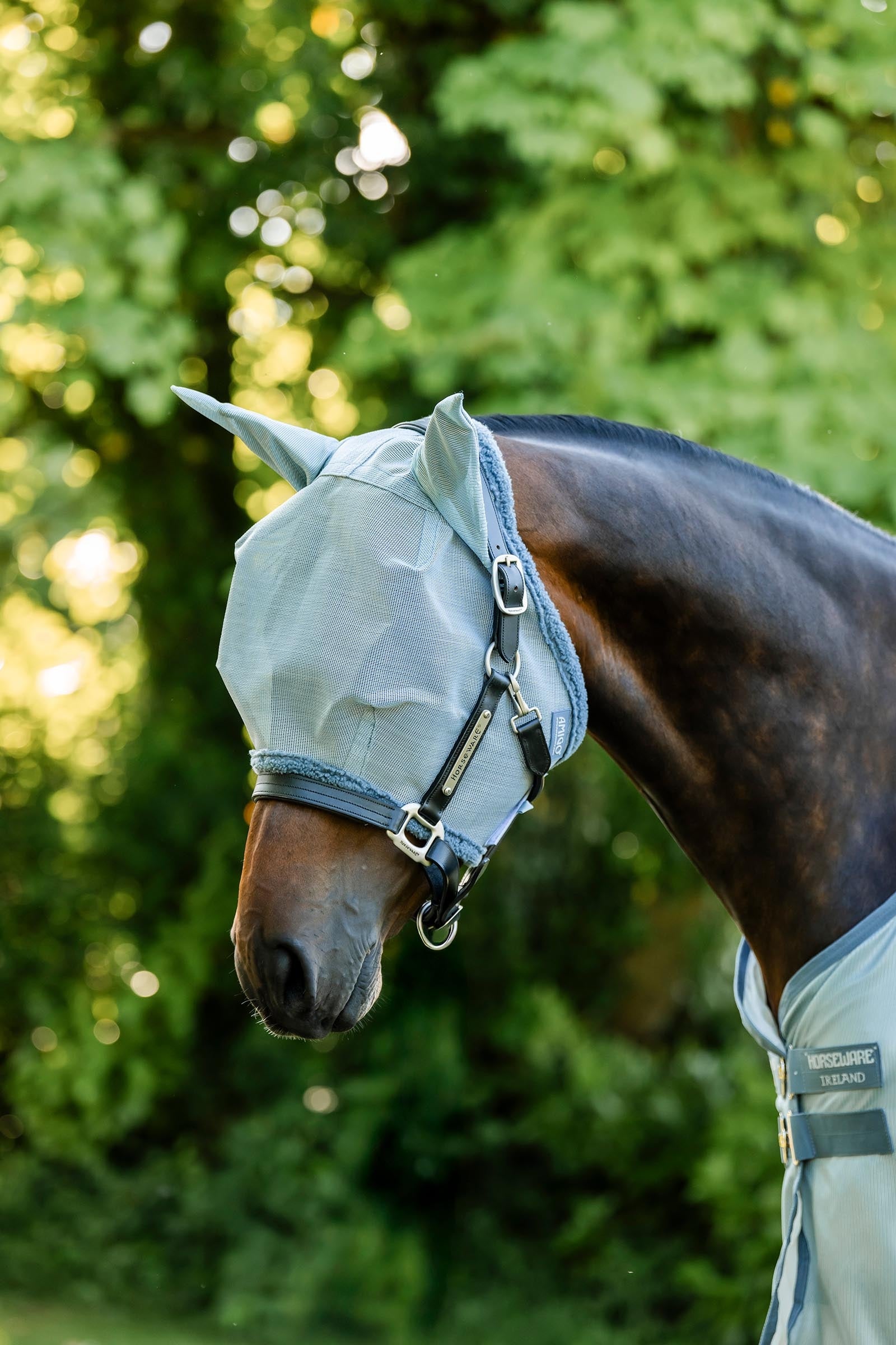 Horseware Amigo Máscara Anti-moscas Protección Antimoscas para Caballos