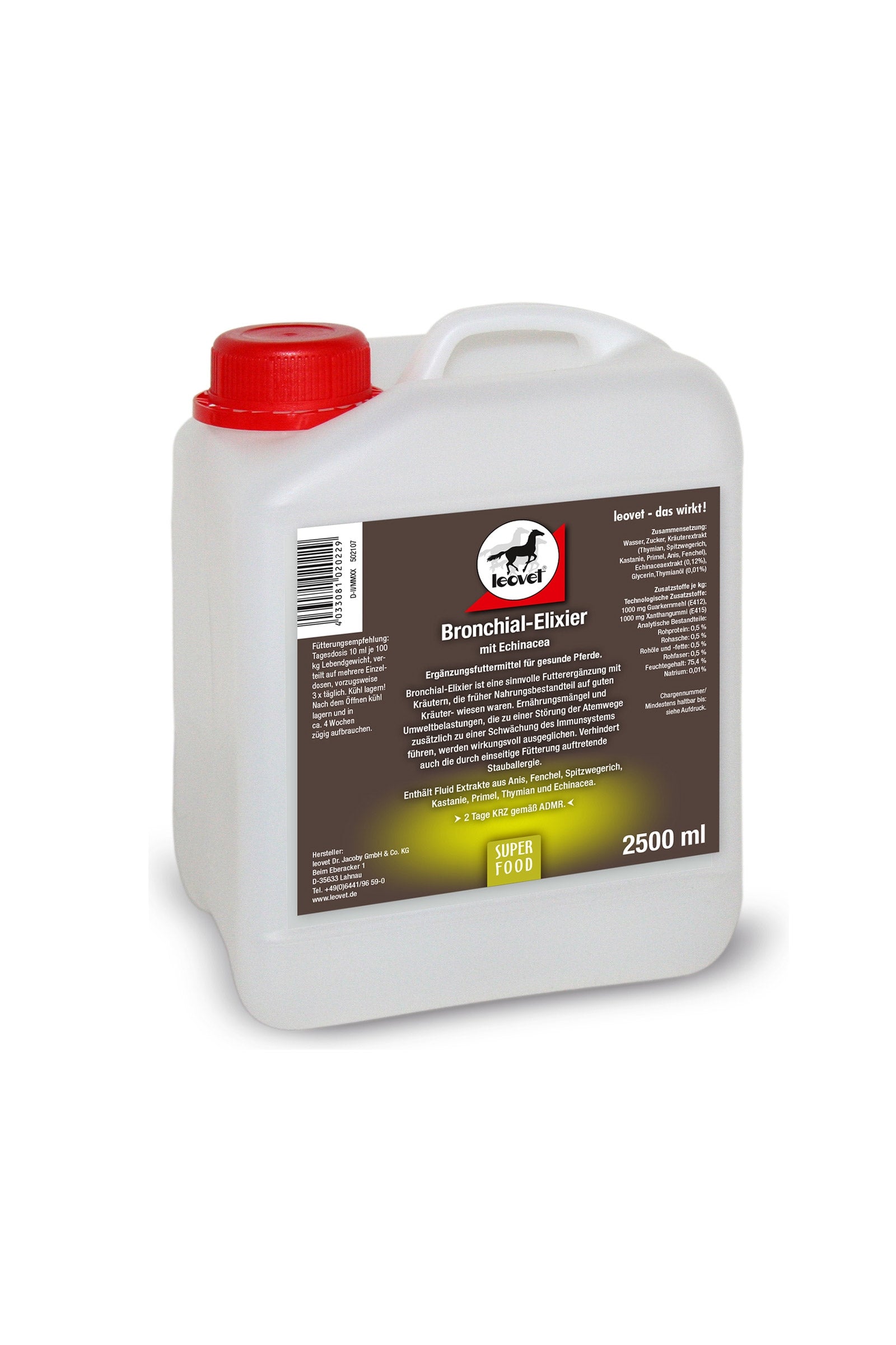 Leovet Jarabe Respiratorio 2500ml Horse Feed & Nutrition