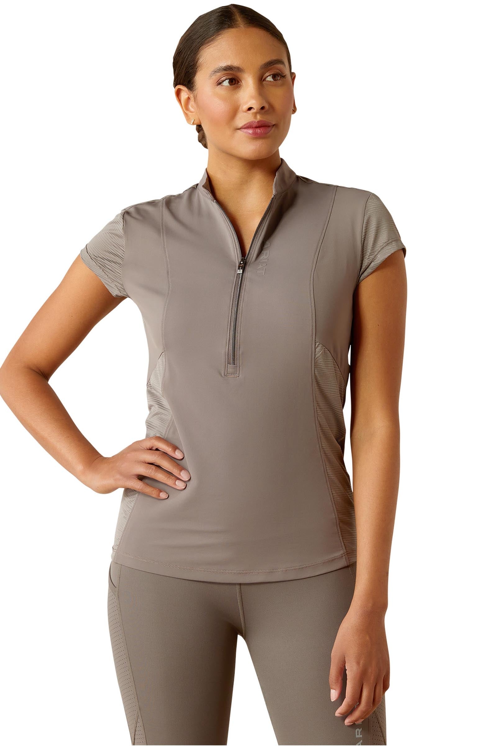 Ariat Breathe capa base para mujer con 1/2 cremallera Ropa Mujer