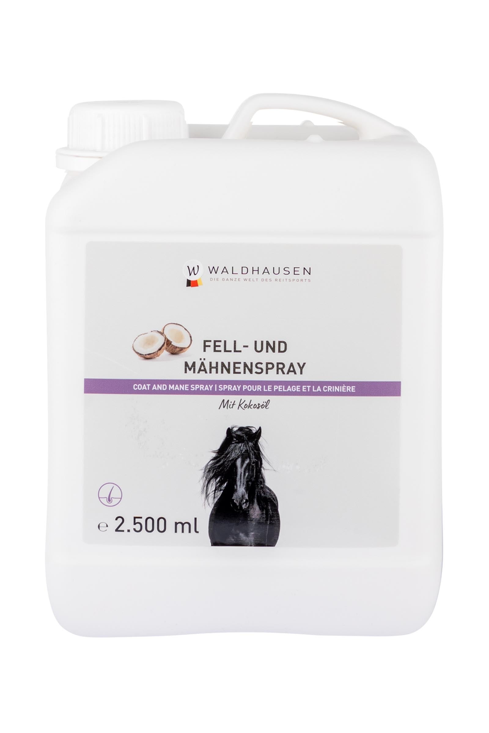 Waldhausen Spray para pelaje y melena con aceite de coco, 2500ml Cuidado Salud