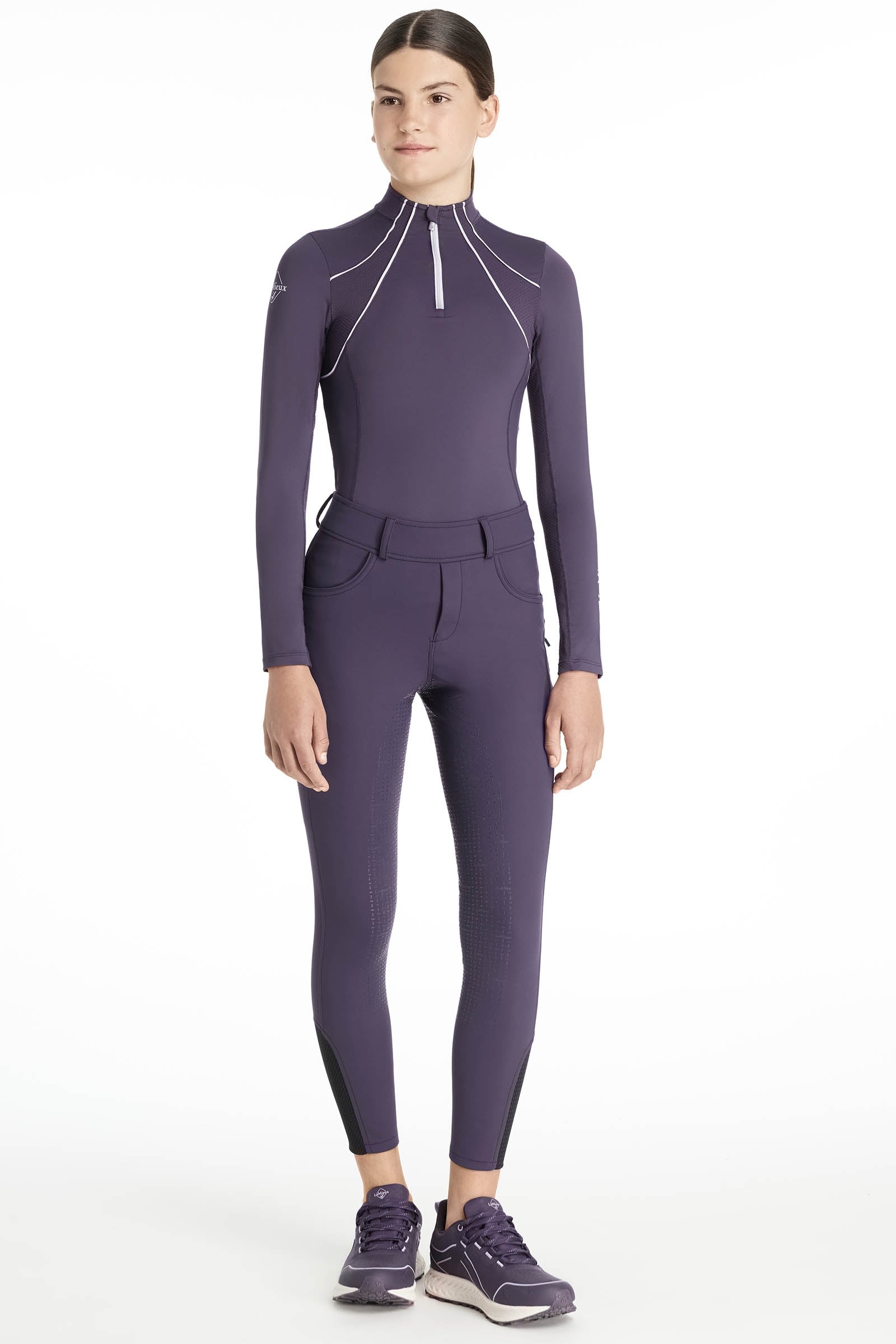 LeMieux Young Rider Ella Kid´s Brushed Breggings With Full Seat Kids Apparel