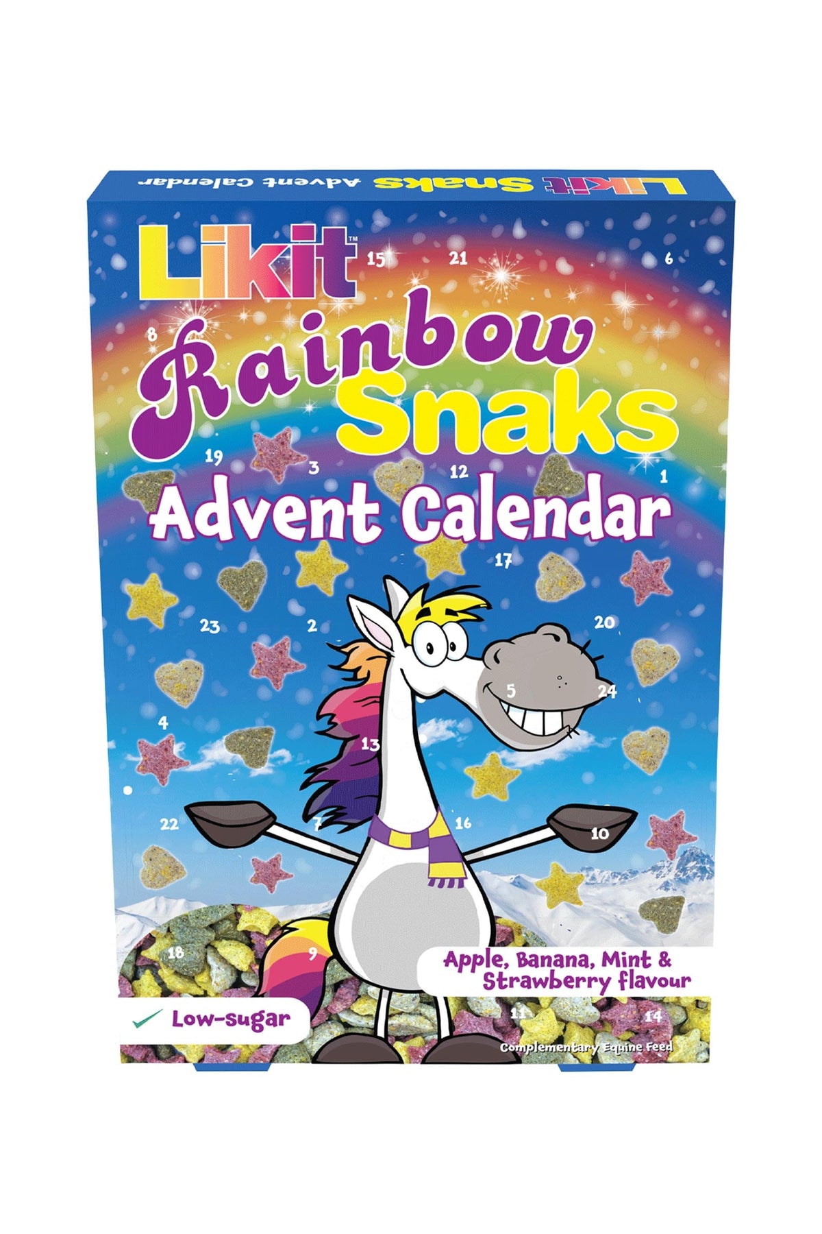Likit Calendario de Adviento Rainbow Snaks Horse Feed & Nutrition
