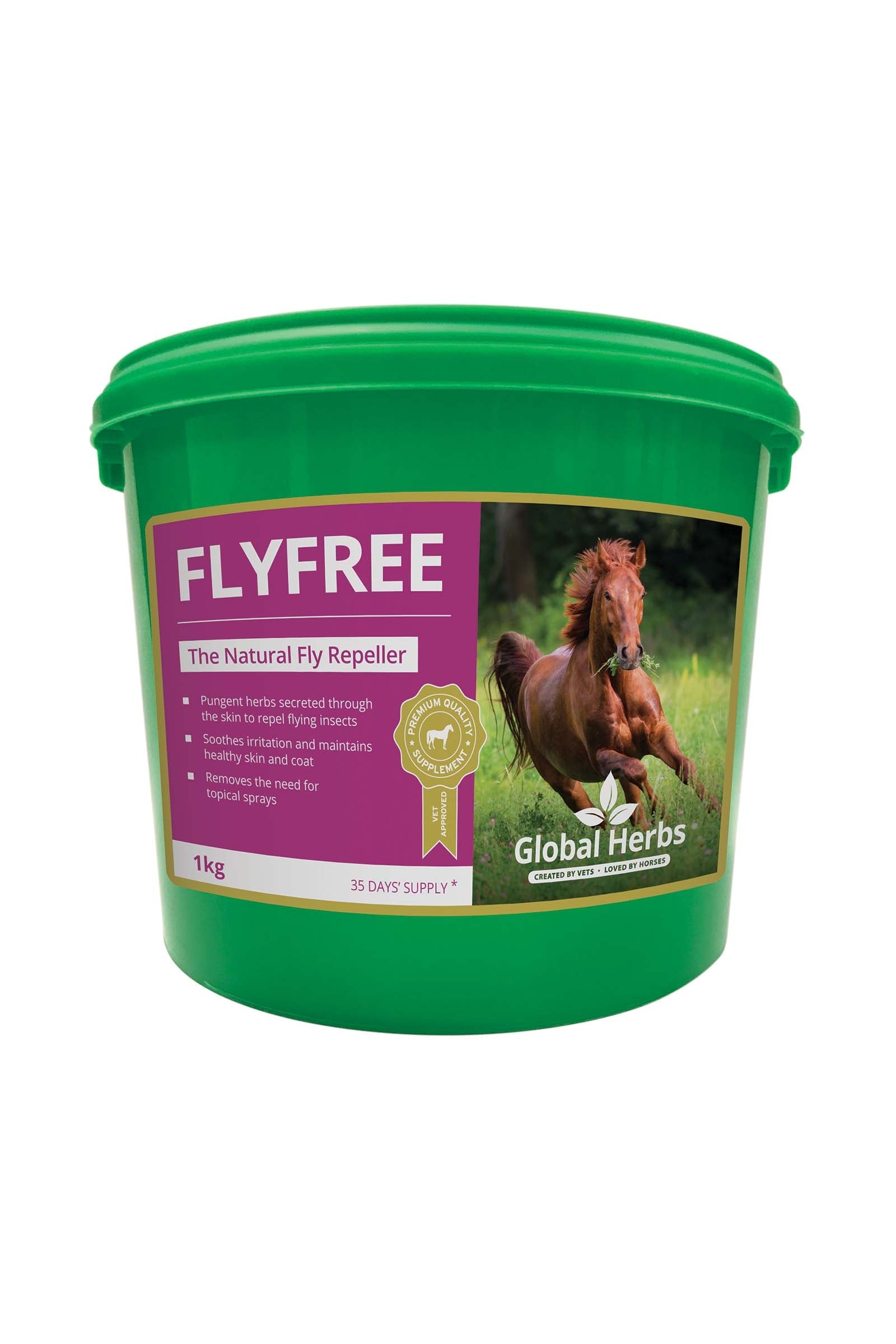 Global Herbs Fly Free 1kg Horse Feed & Nutrition
