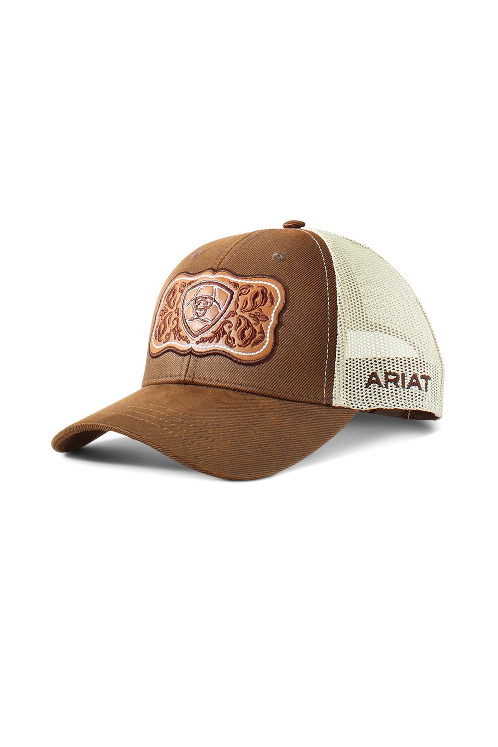 Ariat Floral Leather Patch Gorra para mujer Accesorios