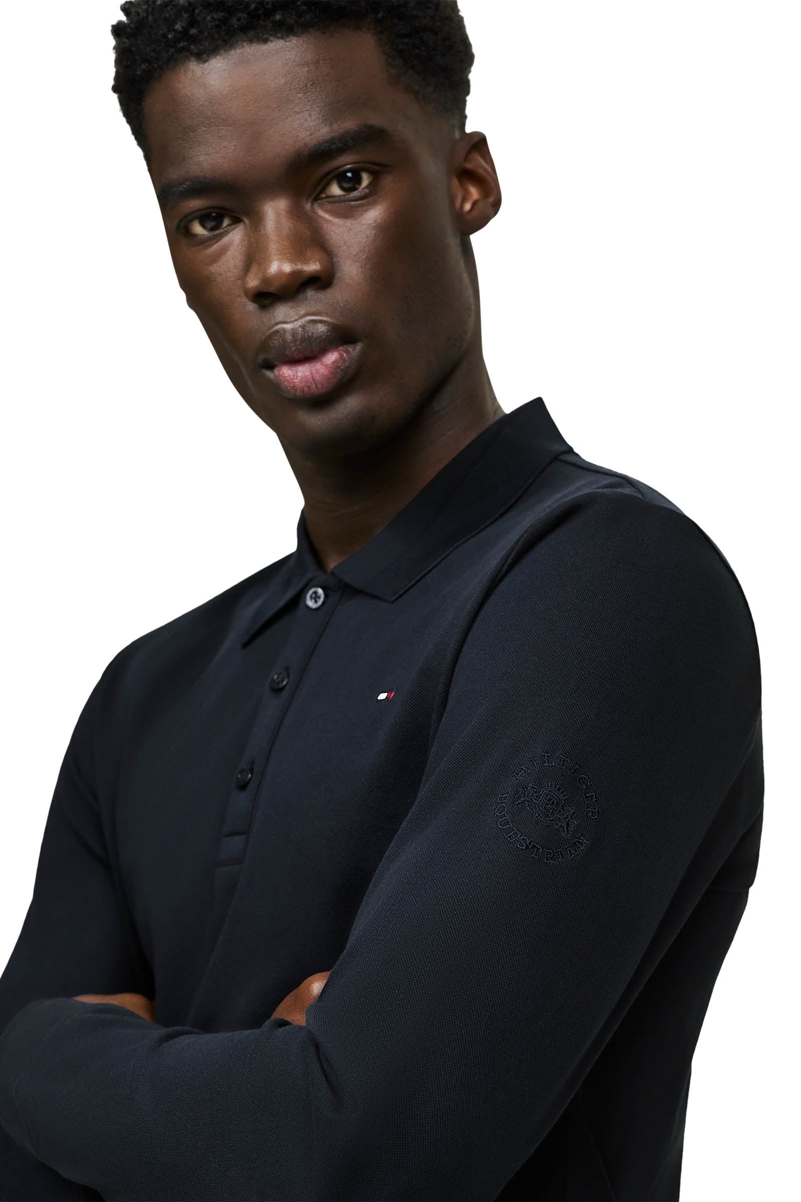 Tommy Hilfiger Equestrian Erwin Long Sleeve Polo Mens Riding Clothing