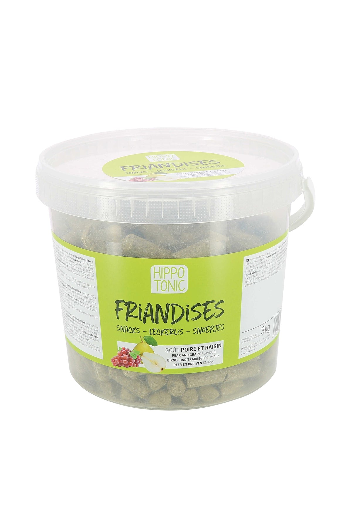 HIPPOTONIC Treats Pear and Grape Flavor, 3 kg Horse Feed & Nutrition