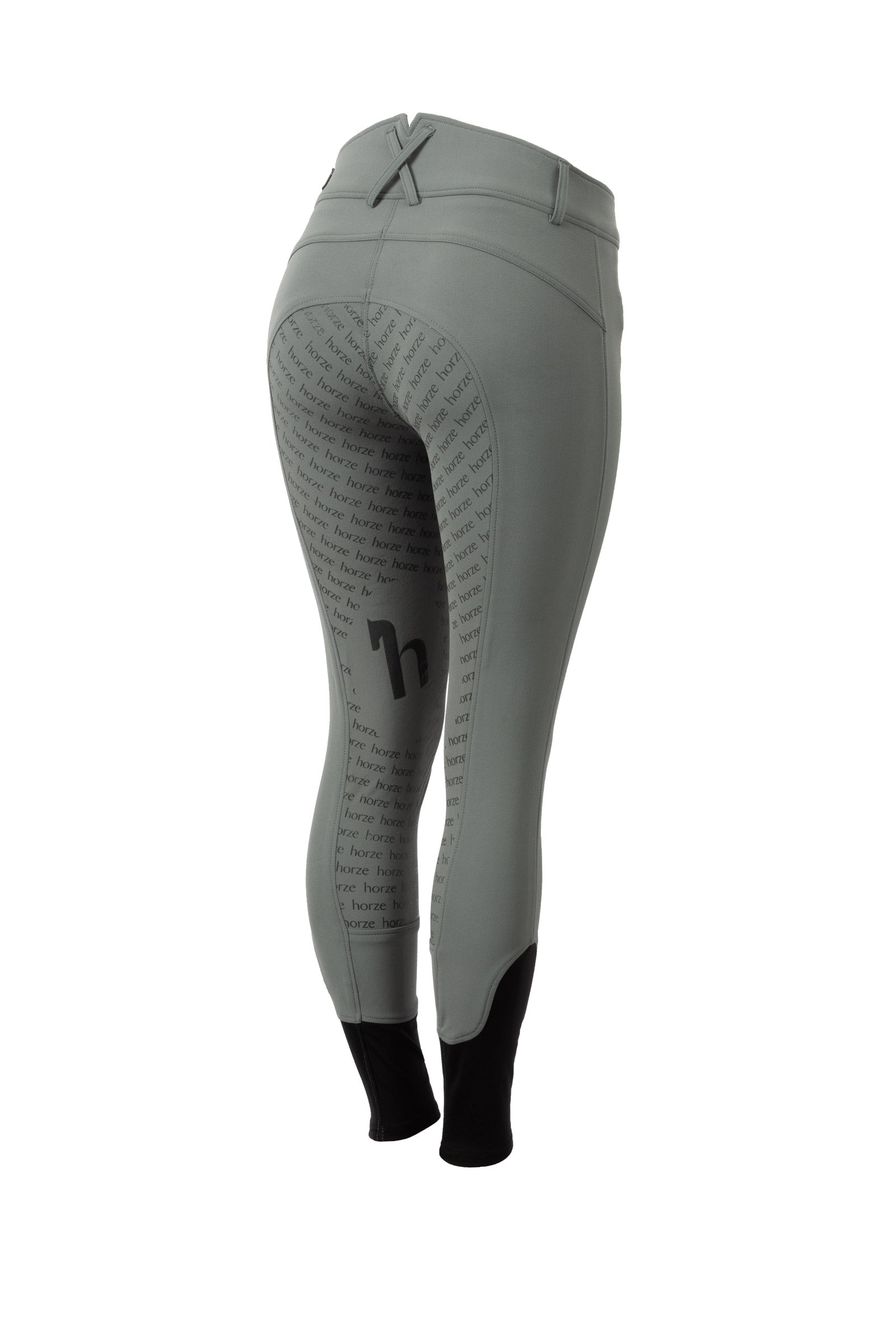 Horze Women's High Waist Silicone Full Seat Breeches Womens Breeches