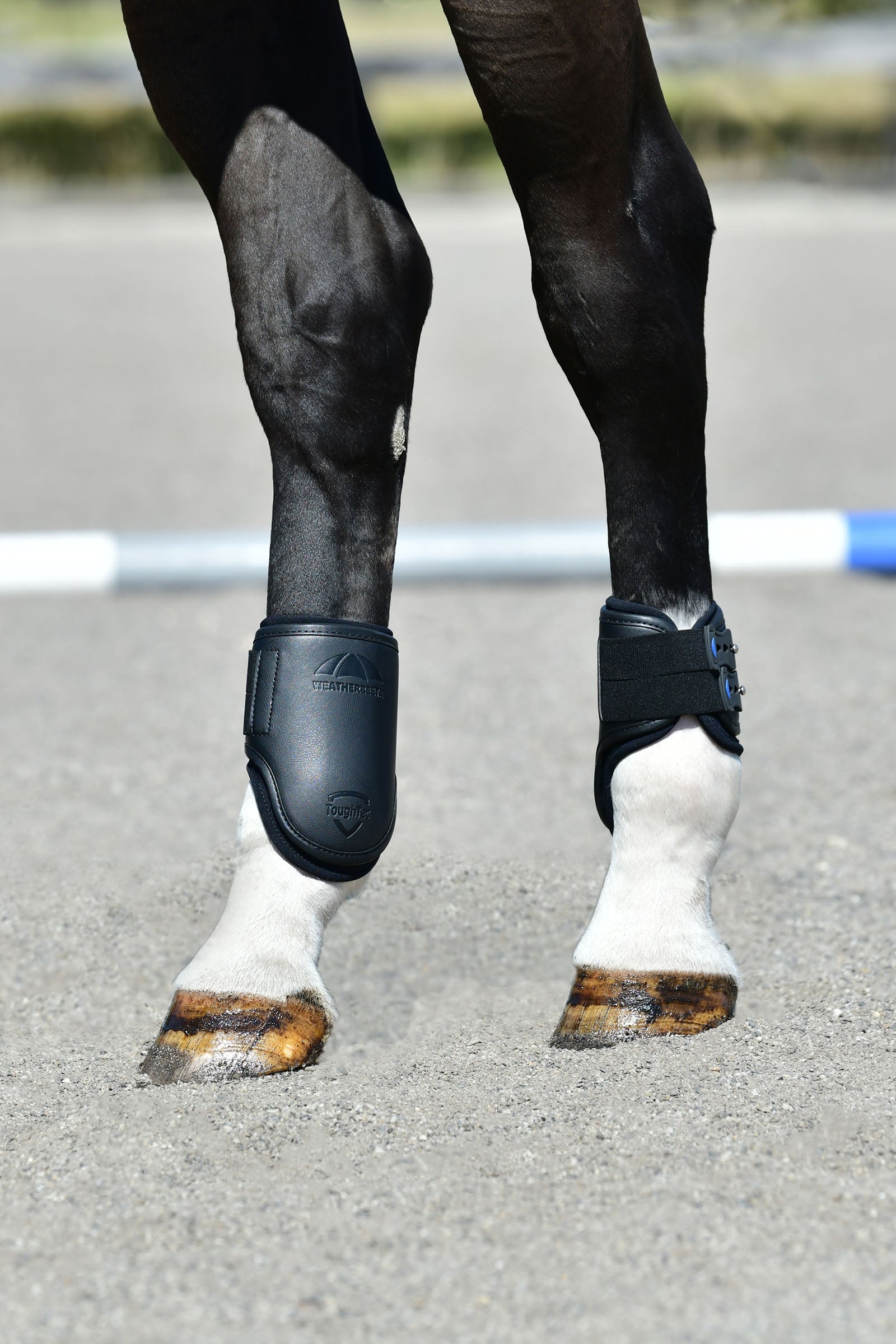 Weatherbeeta Tough-Tec Pro Hind Boots Leg Protection & Hoof Protection for Horses
