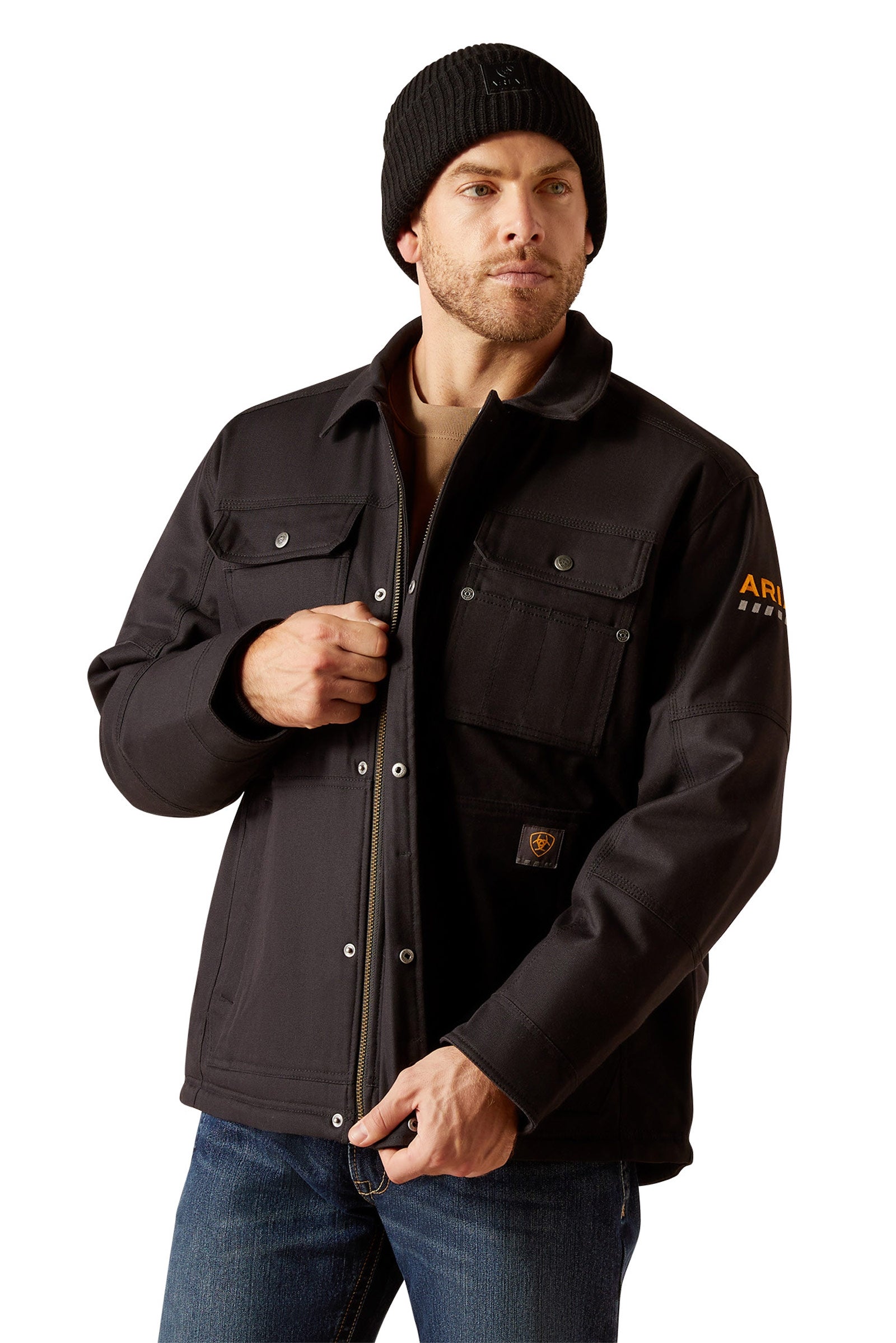 Ariat Rebar DuraCanvas Sherpa-Lined Abrigo para hombre Ropa Hombres