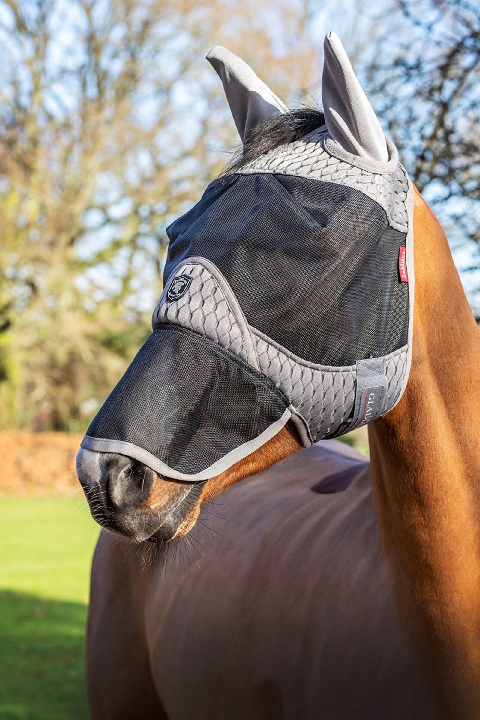 LeMieux Gladiator Full Fly Mask Antifly Protection for Horses