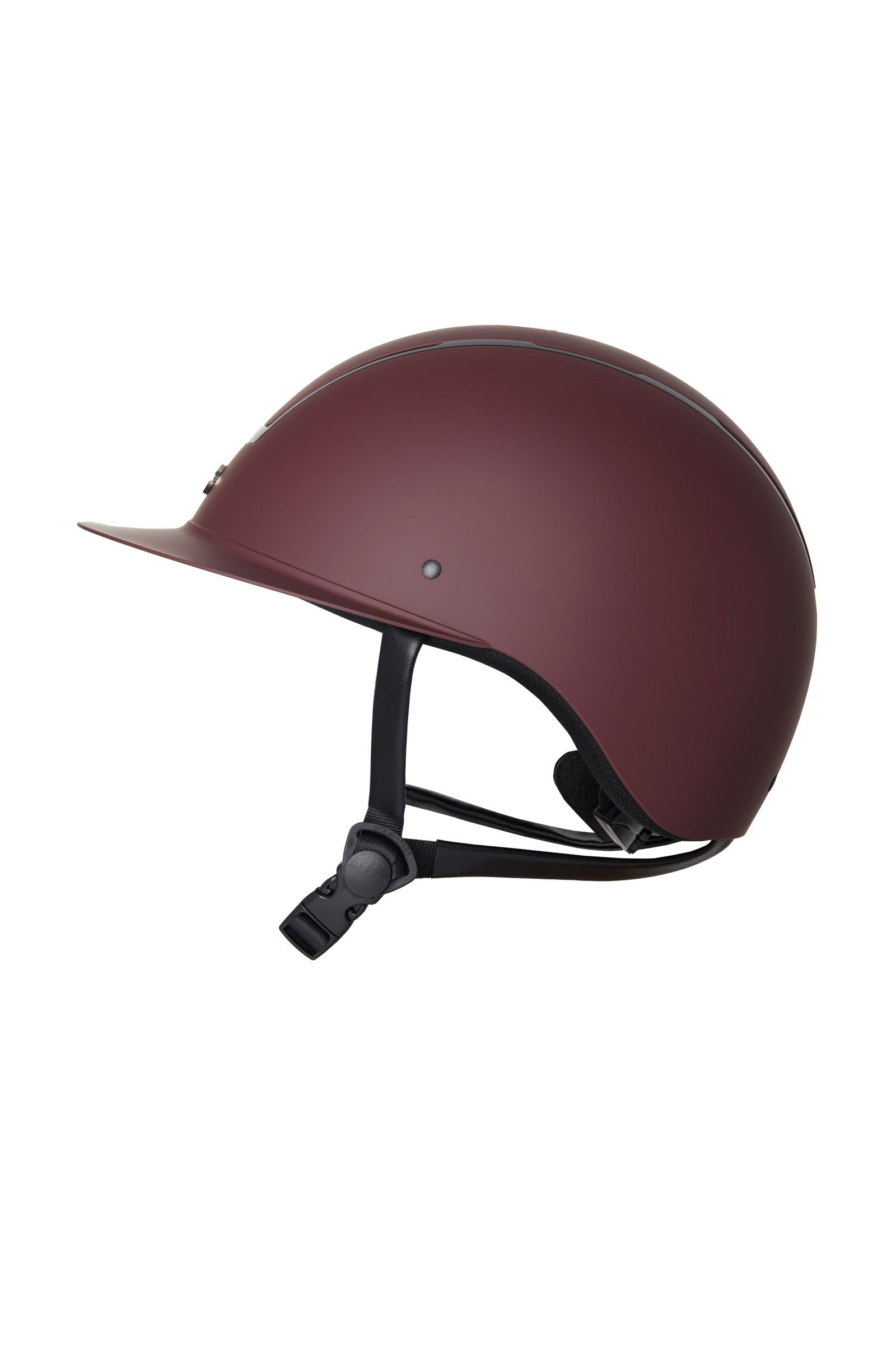 Horze Noir Riding Helmet II with Shiny Frame & Sun Visor Safety Equipment