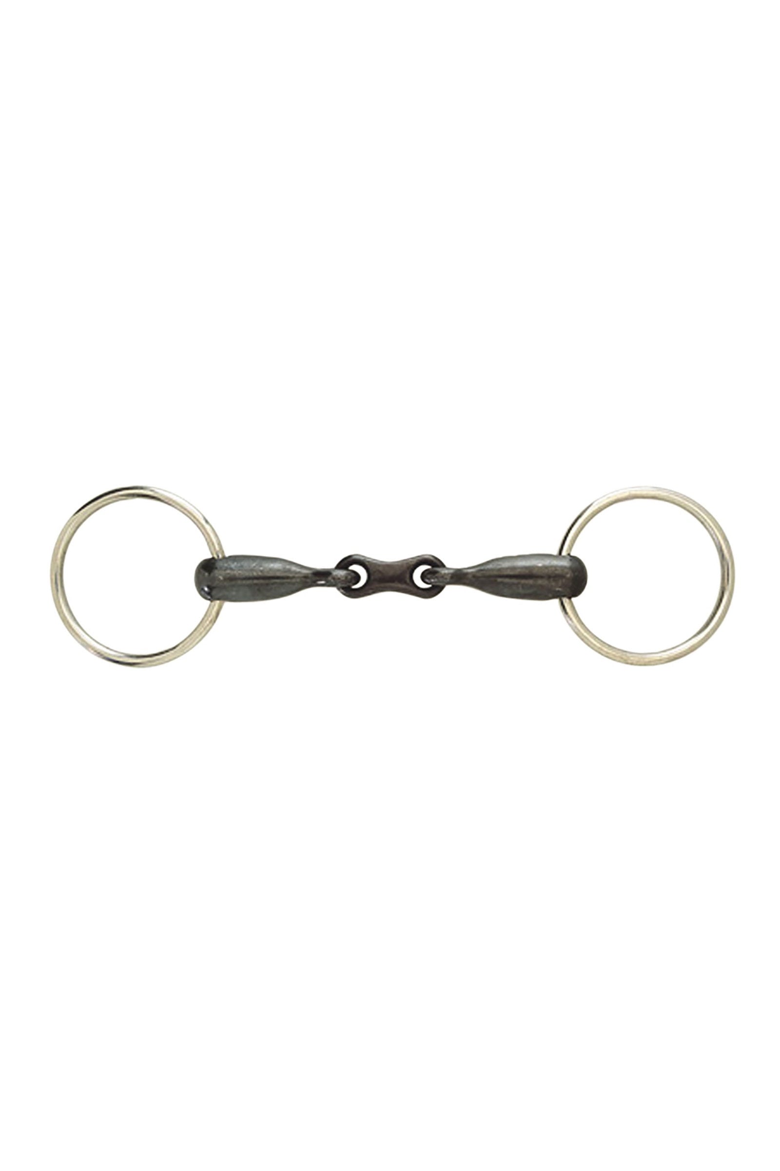 Korsteel Sweet Iron French Link Loose Ring Snaffle Bit Filetes y Bocados
