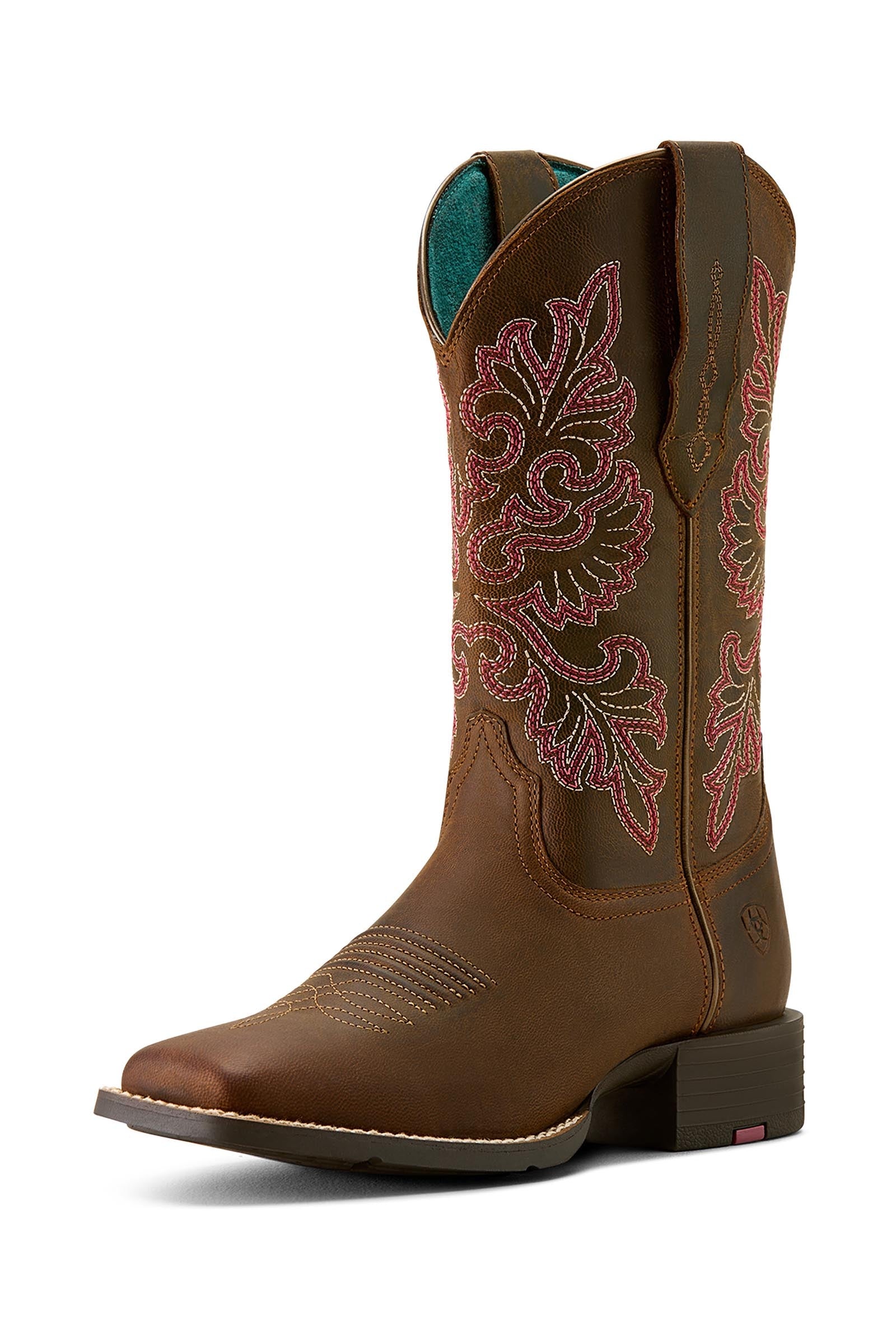 Ariat Round Up Wide Square Toe botas western para mujer Calzado