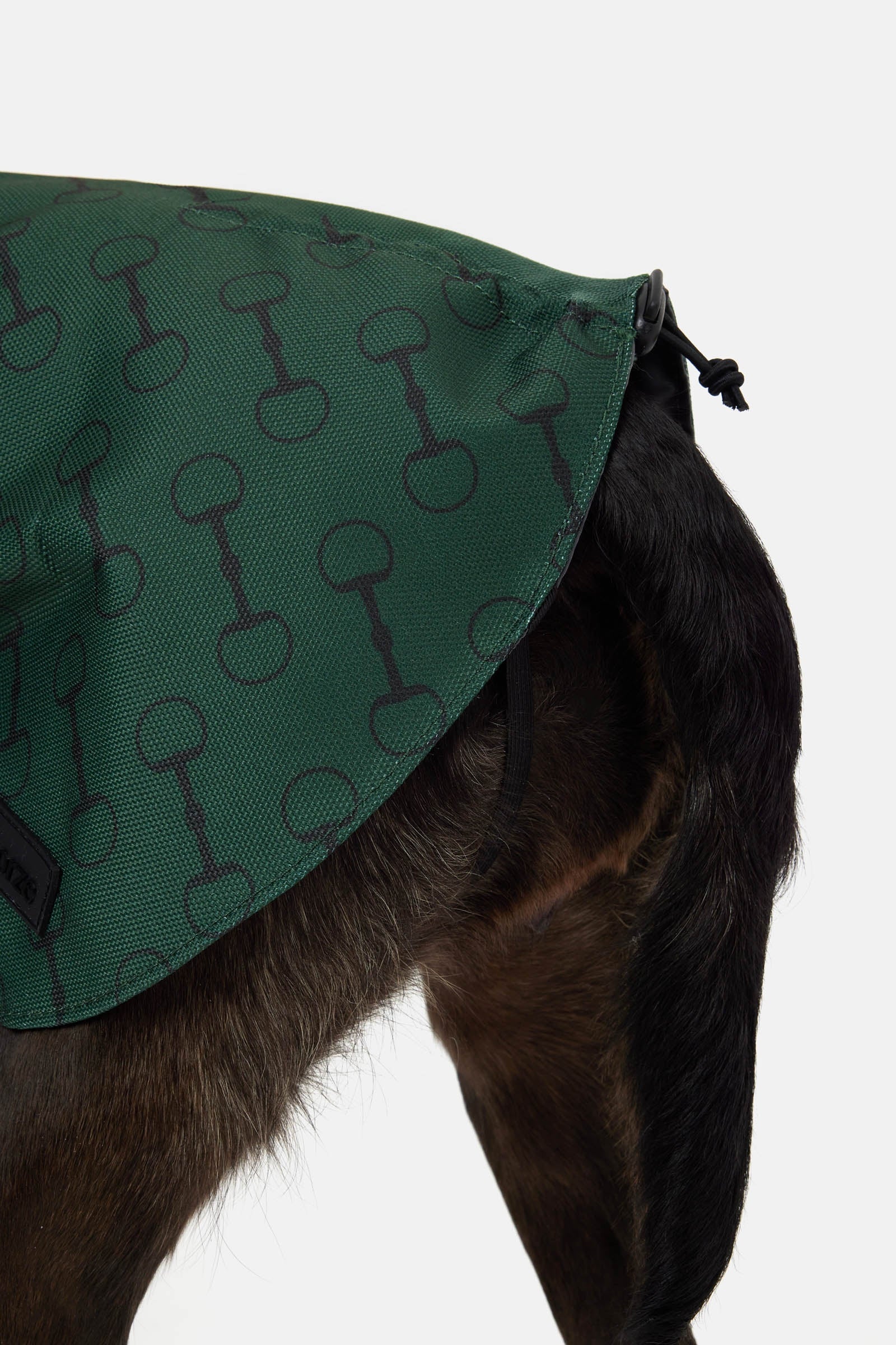Horze Noir Dog Coat with Print Dog Accesories