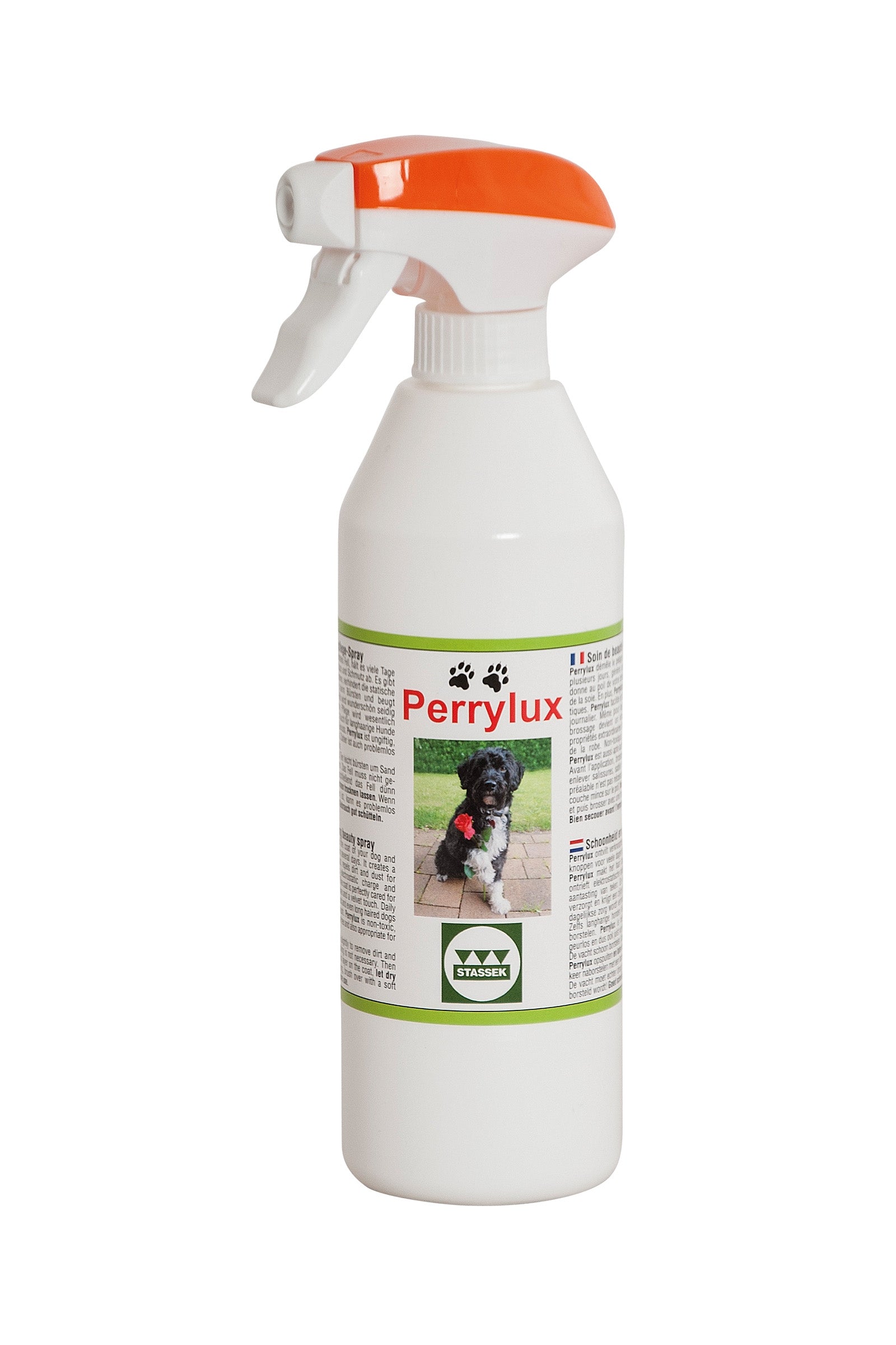Stassek Perrylux Spray de belleza desenredante para perros, 450 ml Perro
