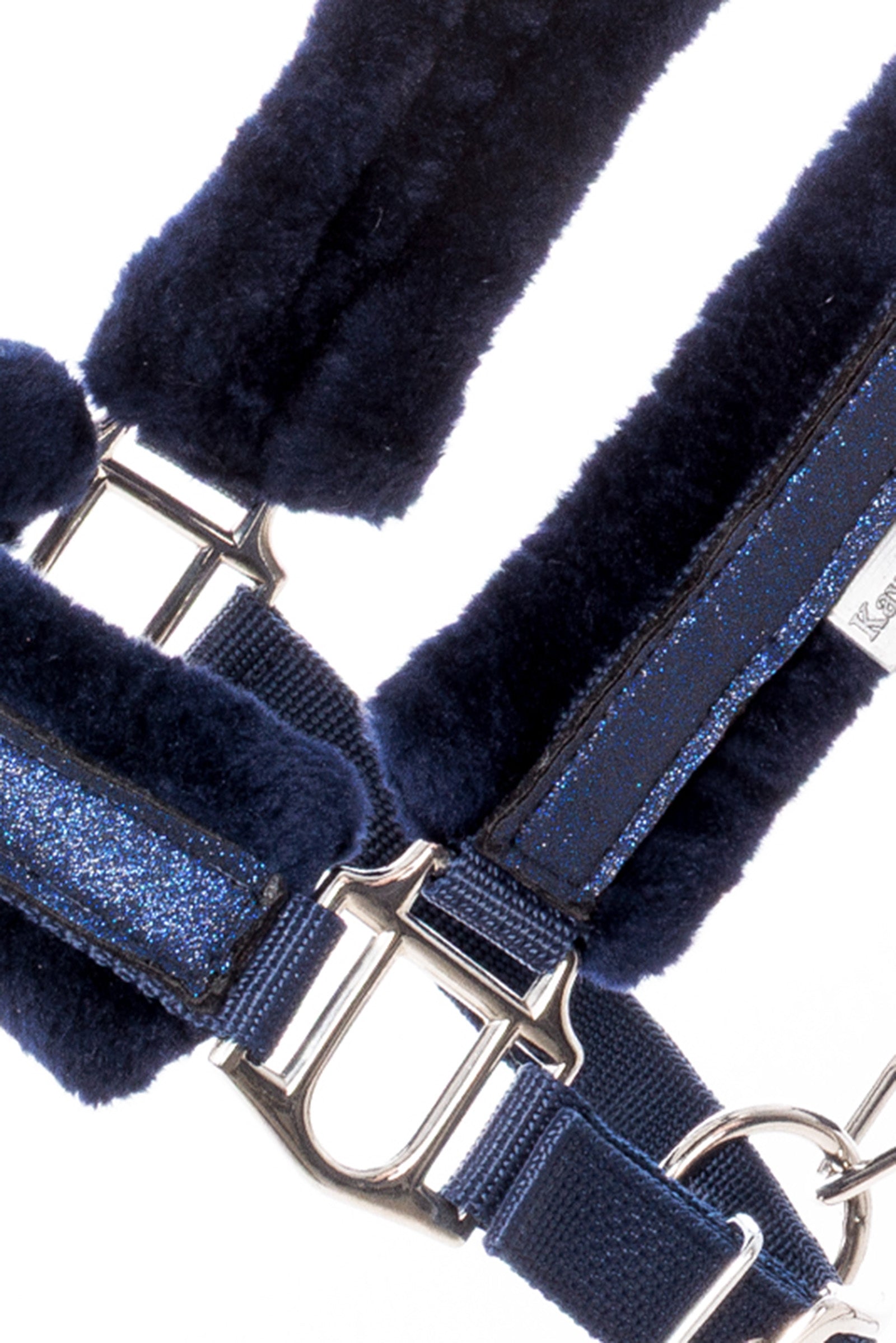 Kavalkade Star Glitter Halter With Faux Fur Halters & Leads