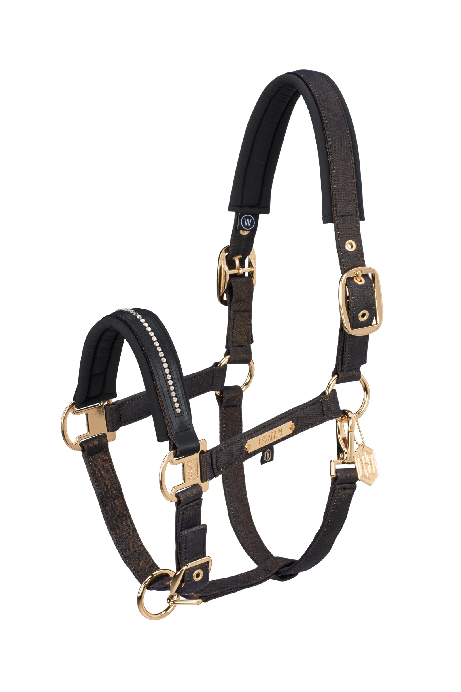 Eskadron Heritage AW24 Glam Crystal Cabezada de Cuadra con Double Pin Cabezadas de cuadra & Ramales