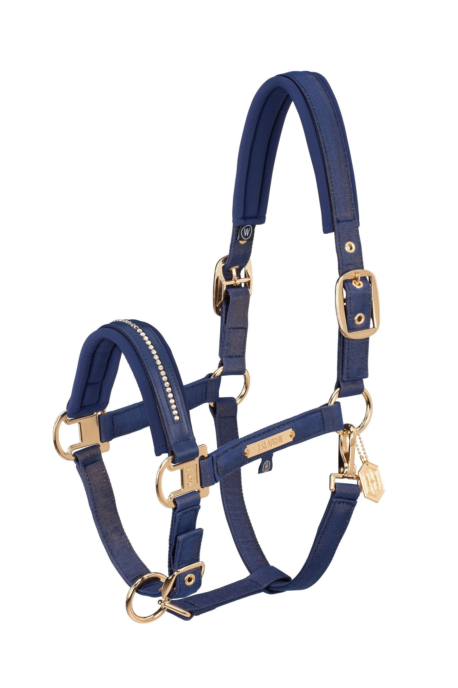 Eskadron Heritage AW24 Glam Crystal Cabezada de Cuadra con Double Pin Cabezadas de cuadra & Ramales
