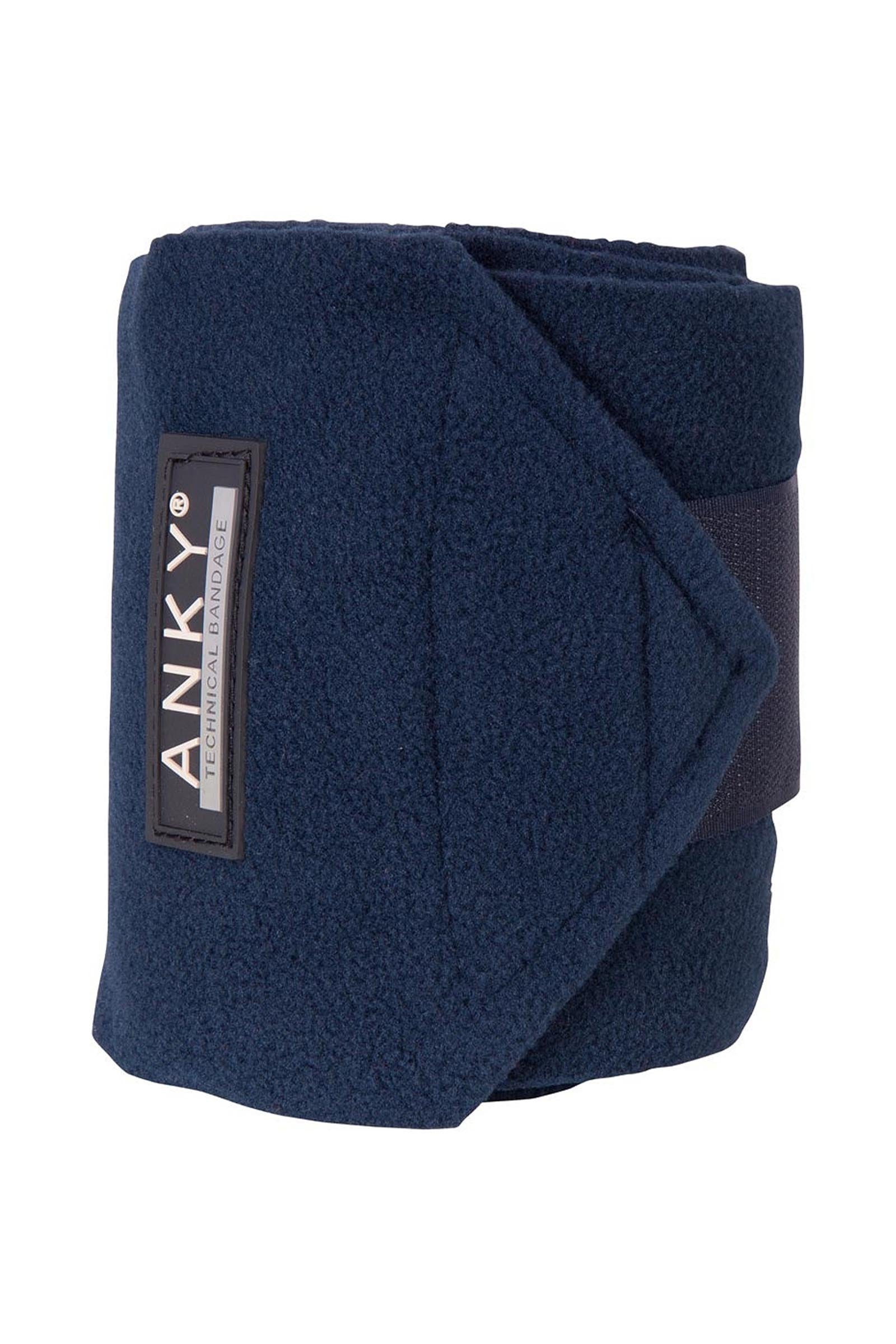 Anky ANKY Basic Fleece Bandages, 3,5 m, Set of 4 Leg Protection & Hoof Protection for Horses