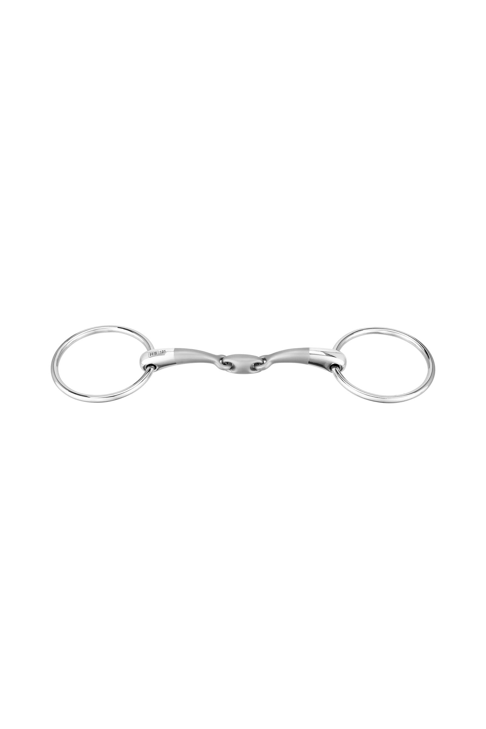 Sprenger Satinox bocado, doble partido, 14 mm, anilla 55 mm, acero inoxidable Filetes y Bocados