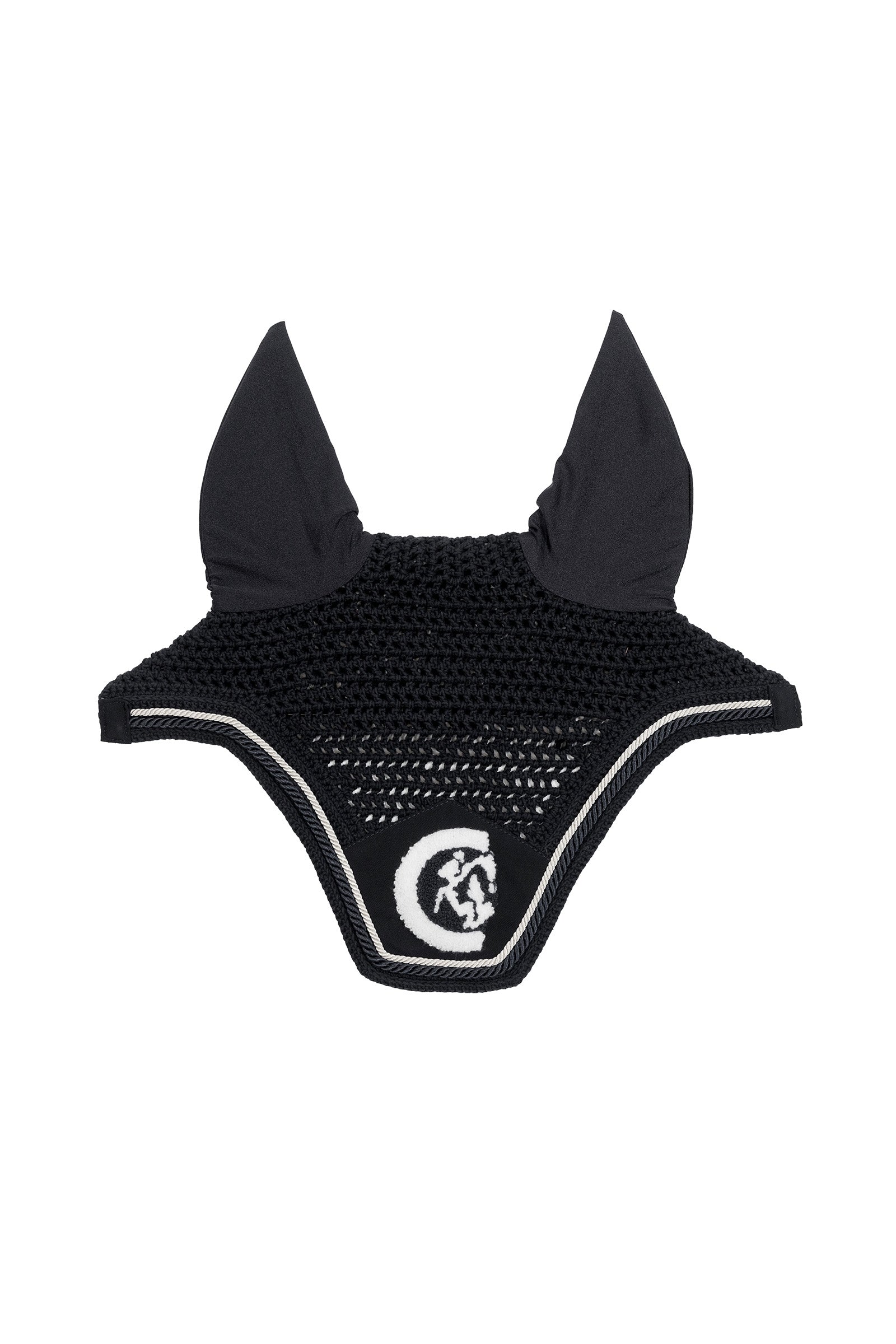 Kentucky Horsewear Fly veil Wellington 3D Logo rope Saddle Pads