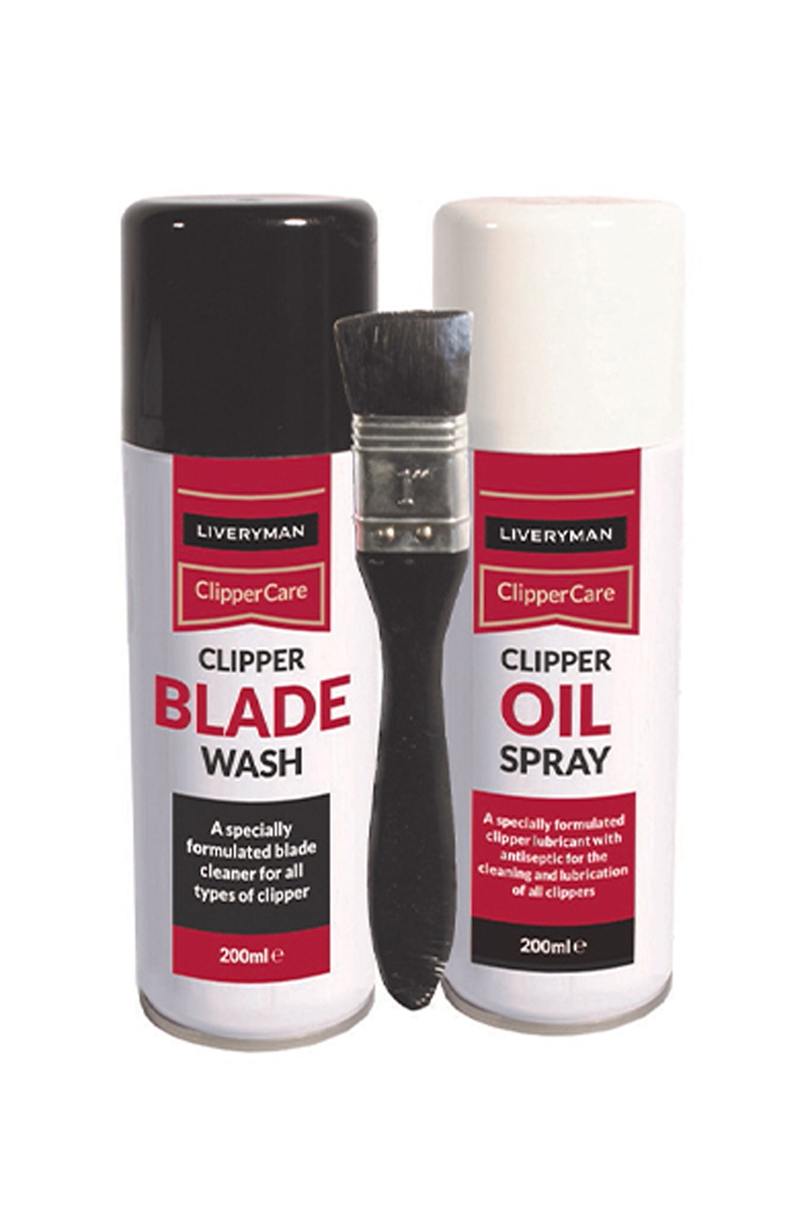 Liveryman Paquete Espray Aceite & Lavado para Esquiladora 2x200ml Esquilado & Recortes