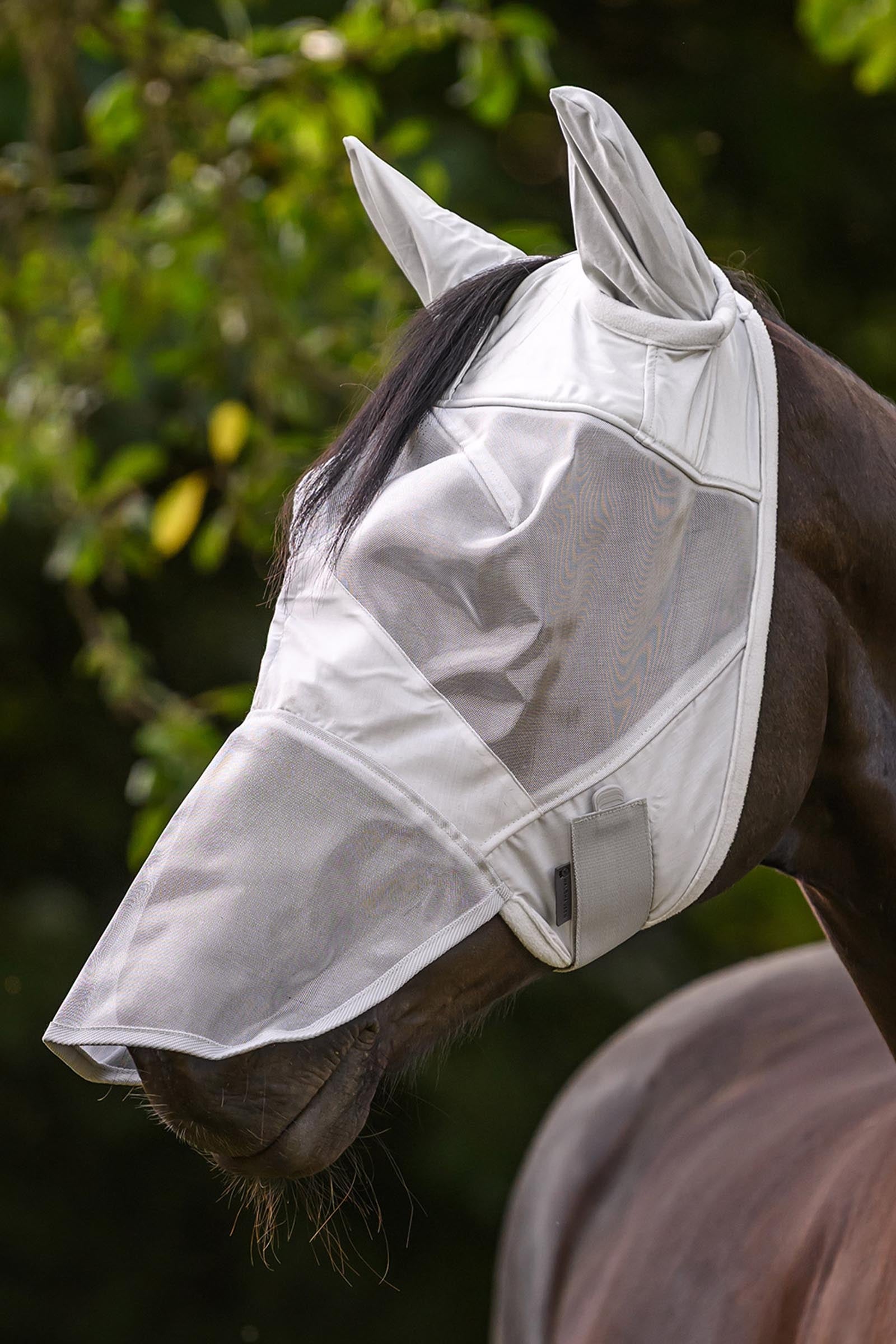 Waldhausen orejeras antimoscas con extensión para orejas y nariz, protección UV Protección Antimoscas para Caballos