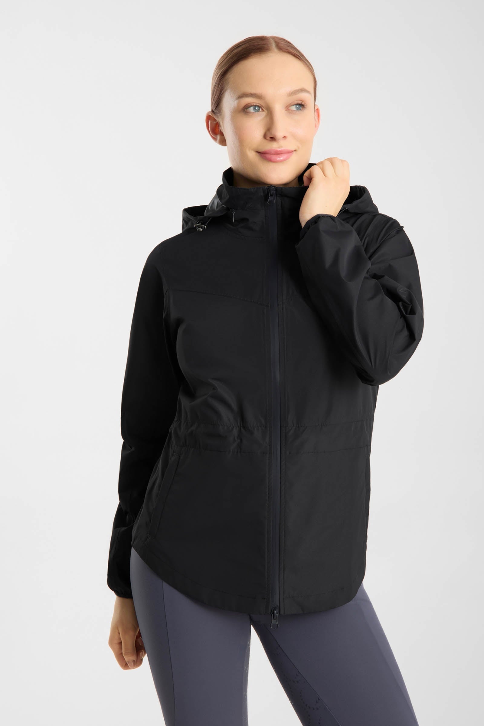Horze Fiora chaqueta equitación ligera impermeable mujer Ropa Mujer