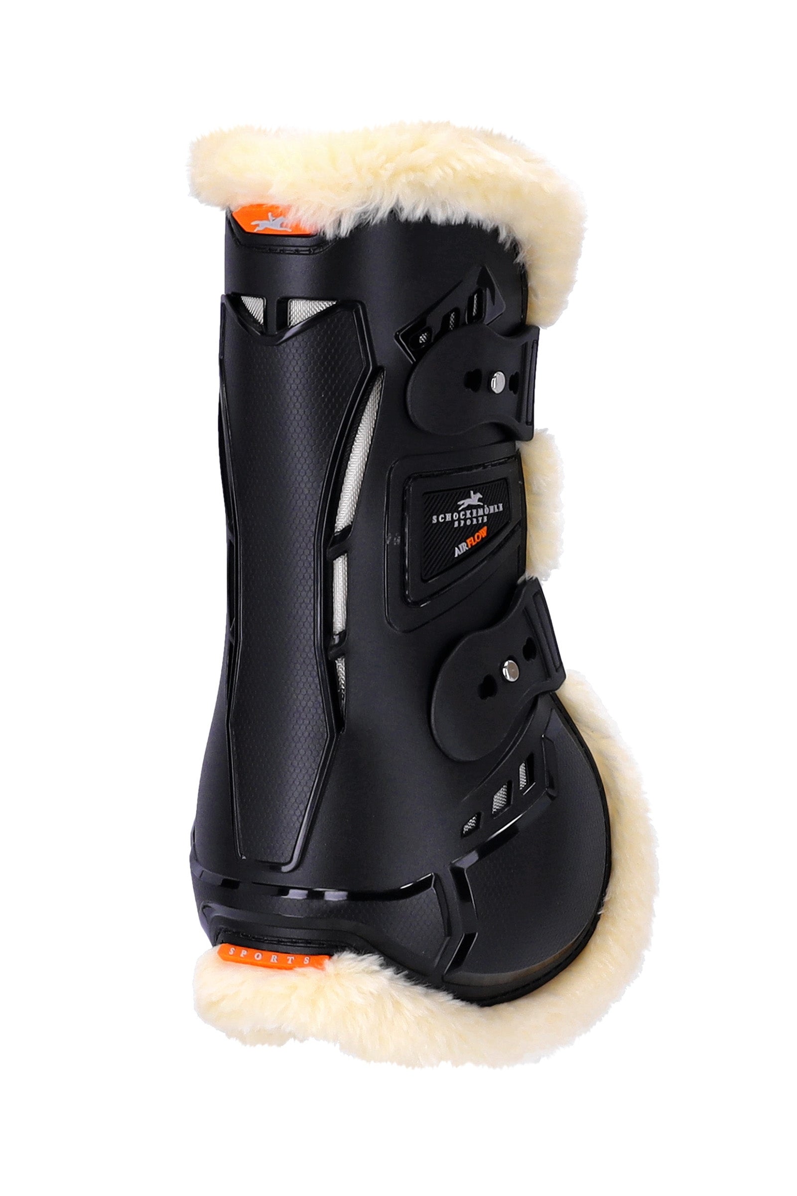 Schockemöhle Sports Protectores de Tendones con Piel Air Flow Champion Leg Protection & Hoof Protection for Horses