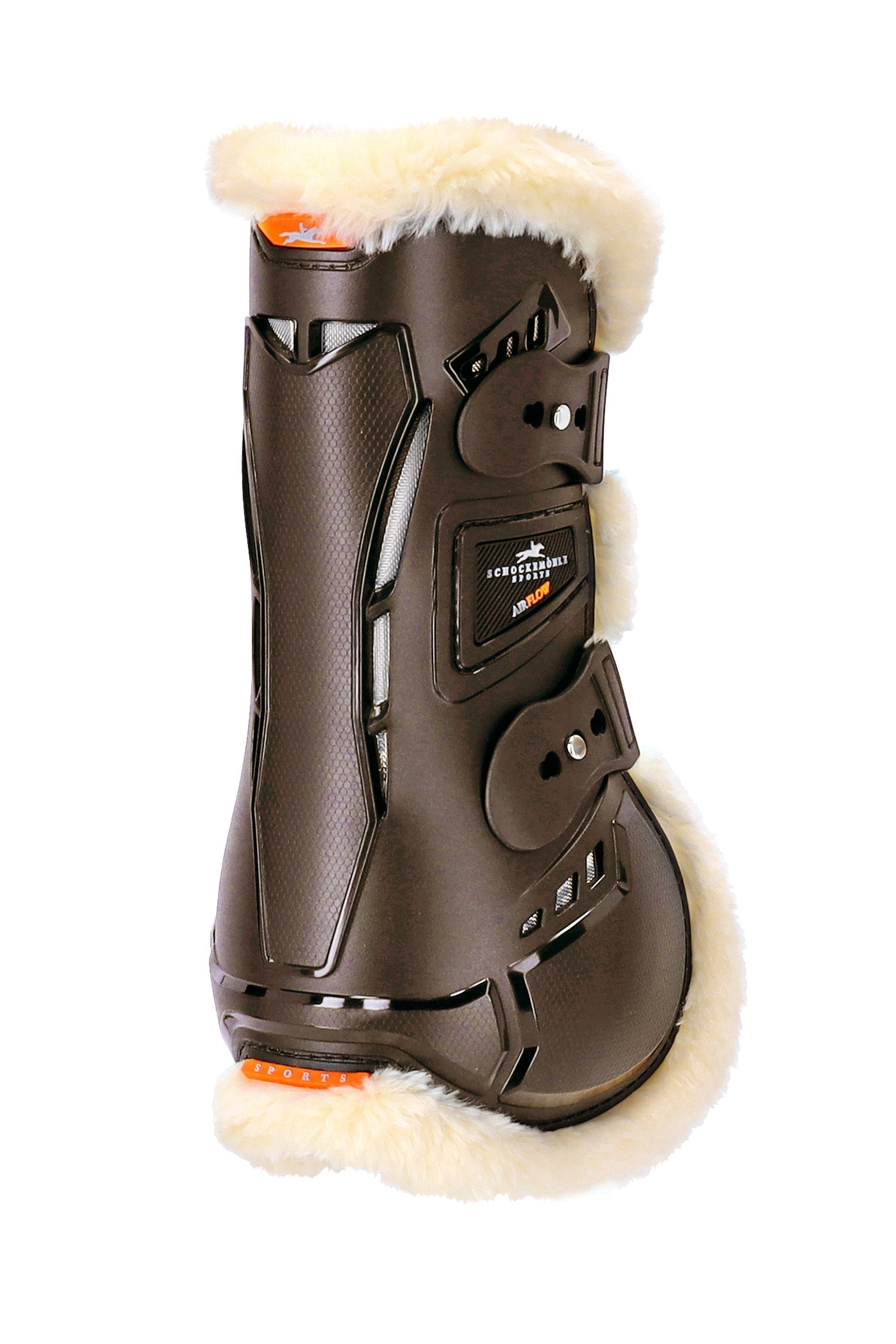 Schockemöhle Sports Protectores de Tendones con Piel Air Flow Champion Leg Protection & Hoof Protection for Horses
