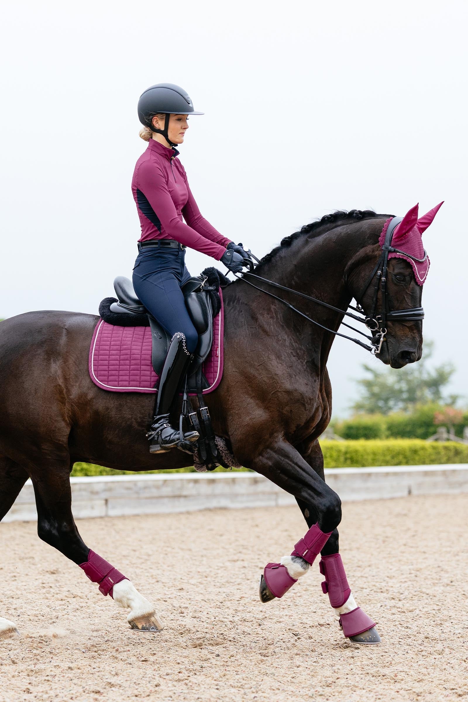 LeMieux Suede Square Dressage Saddle Pad Saddle Pads