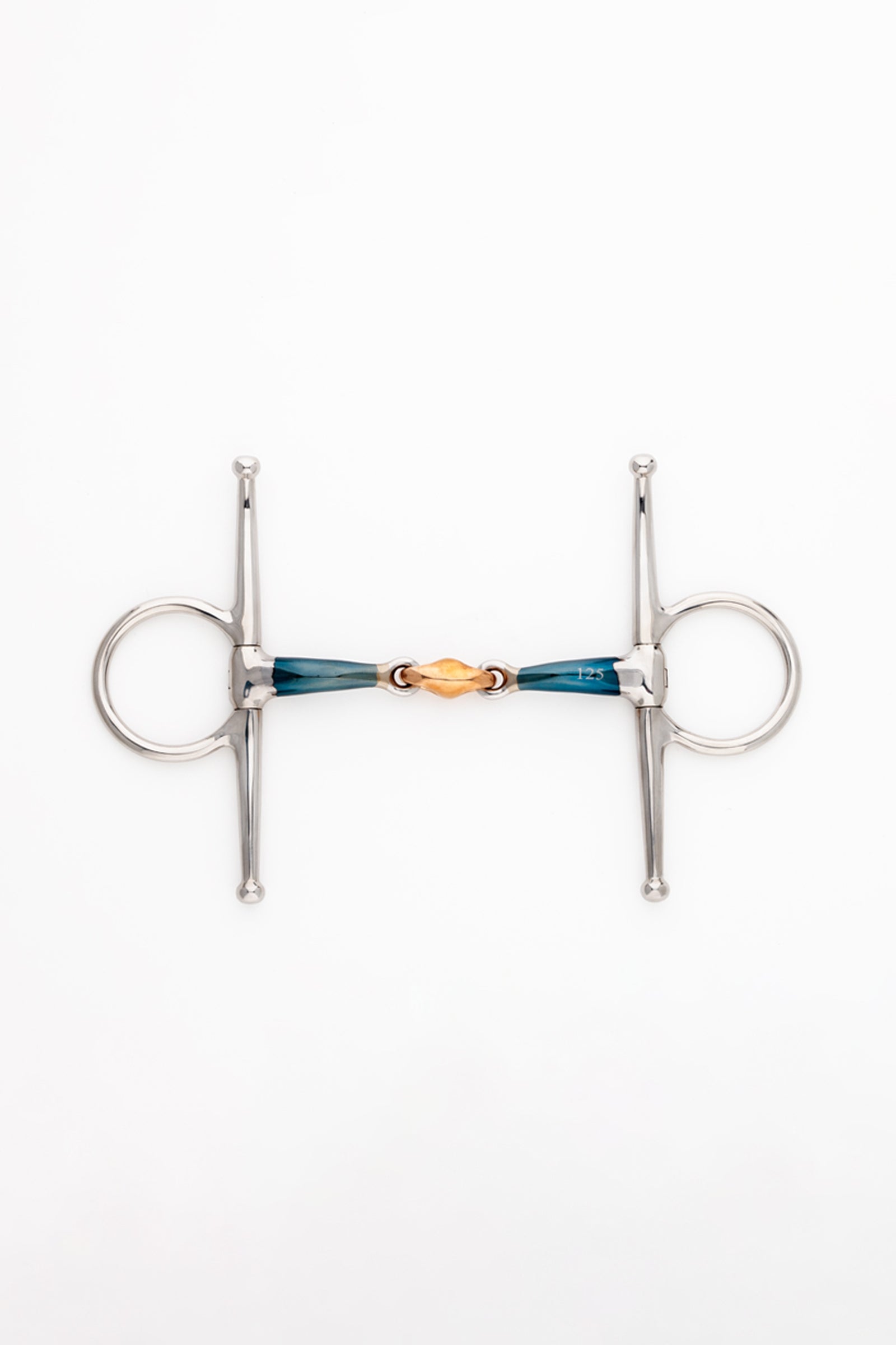 Kavalkade bocado full cheek ergonómico, doble articulación con sistema Lock Up, 14 mm Filetes y Bocados