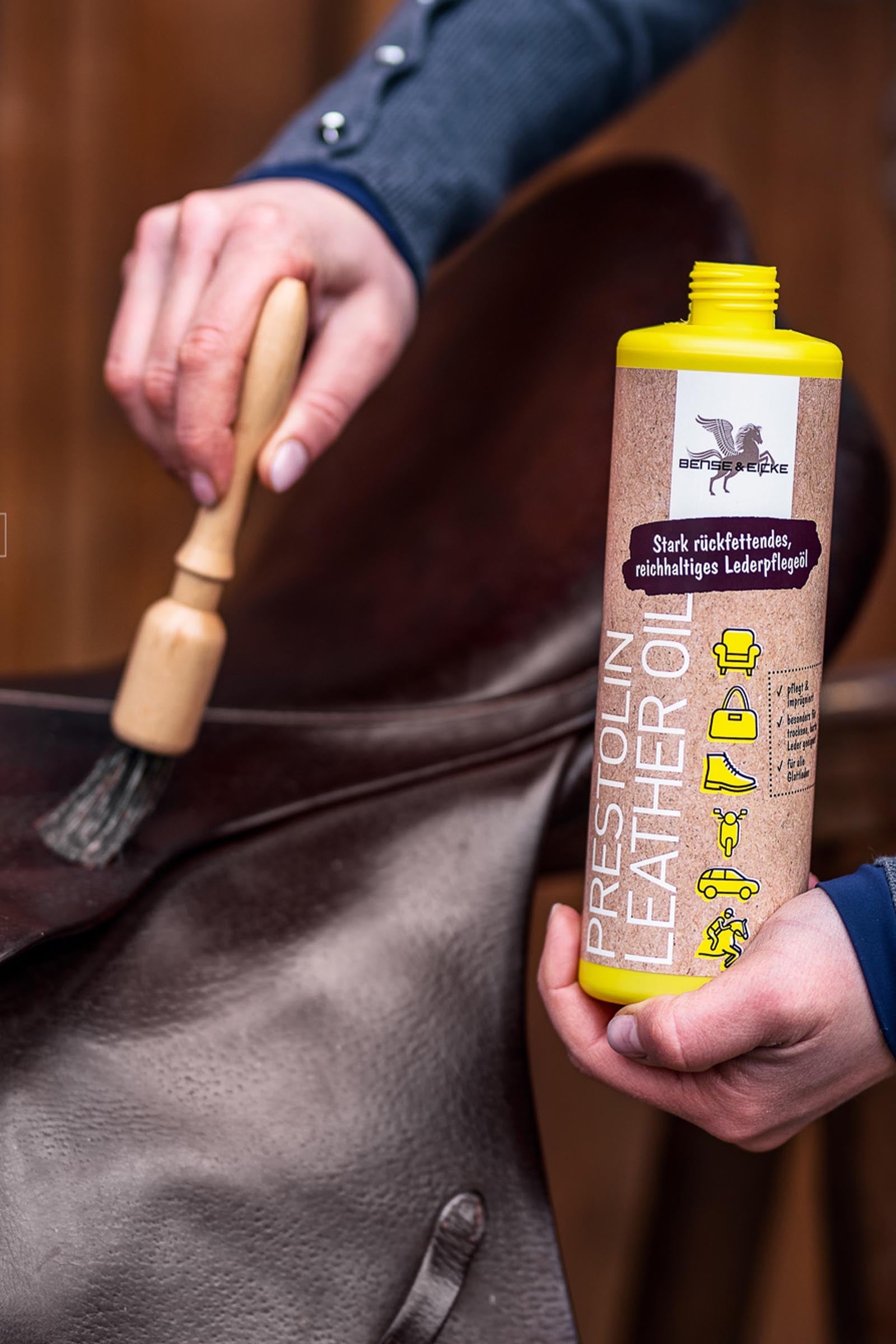 Bense & Eicke Prestolin Leather Oil, 500 ml Horse Health Care