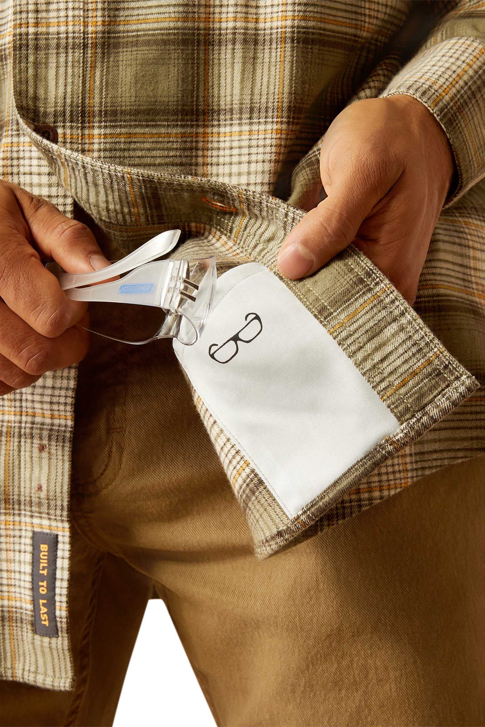 Ariat Rebar Flannel DuraStretch Work Shirt Mens Riding Clothing