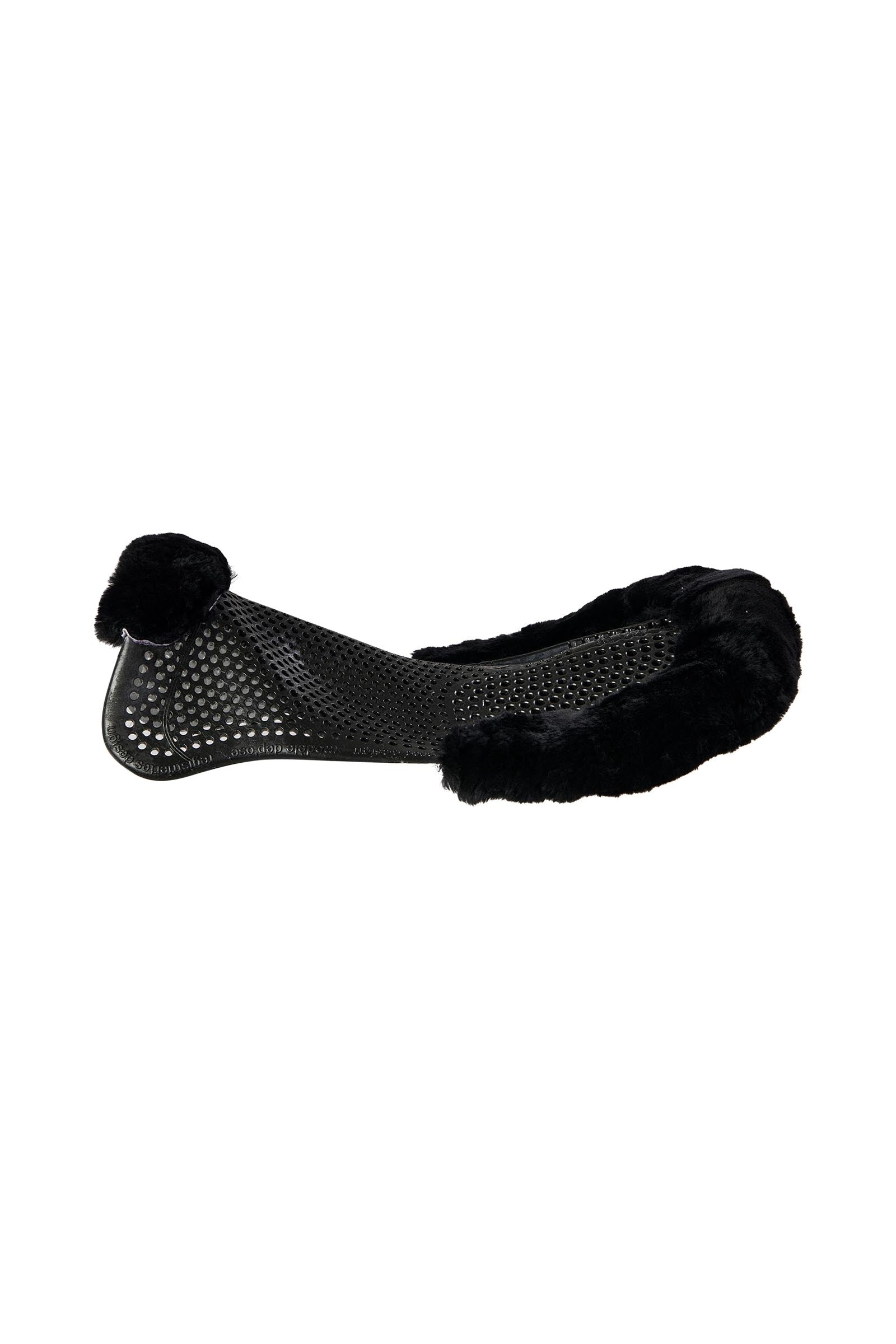 Acavallo Gel Non Slip Classic With Sheepskin Cut-Out Rear Riser Saddle Pads