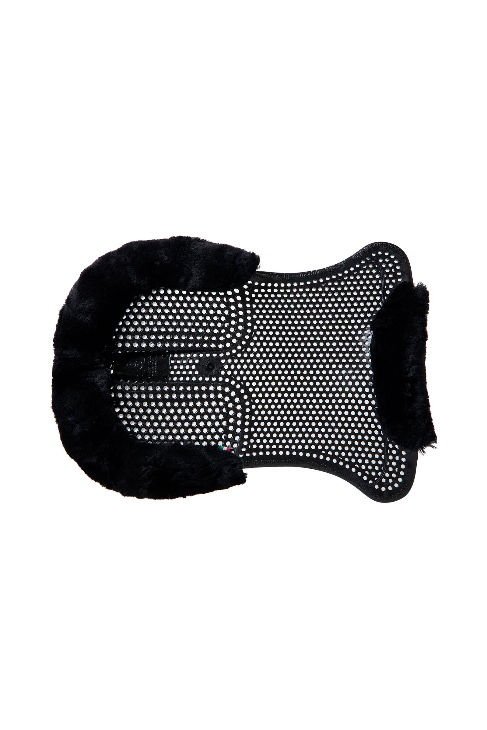 Acavallo Gel Non Slip Classic With Sheepskin Cut-Out Rear Riser Saddle Pads