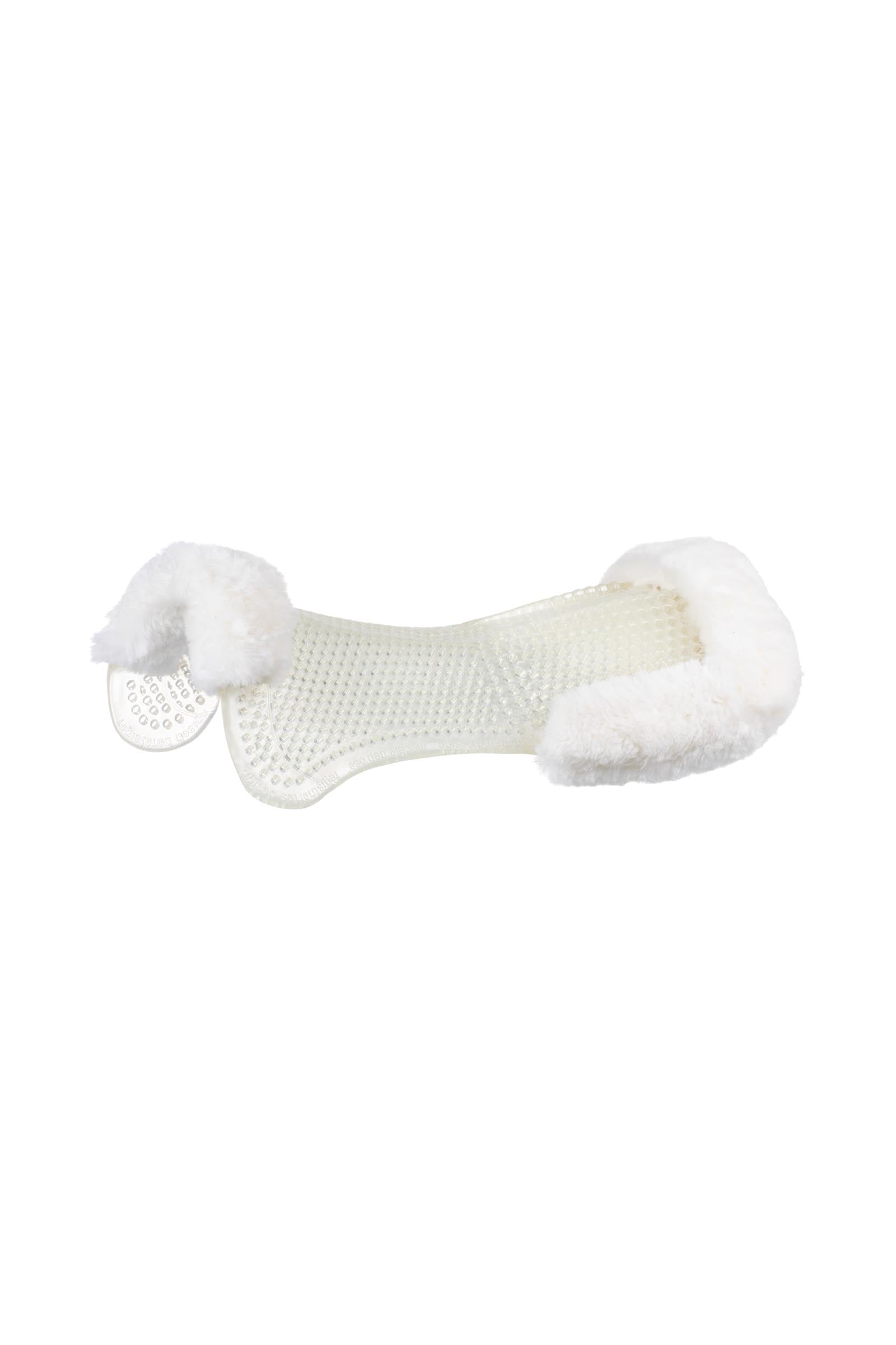 Acavallo Gel Non Slip Classic With Sheepskin Cut-Out Rear Riser Saddle Pads