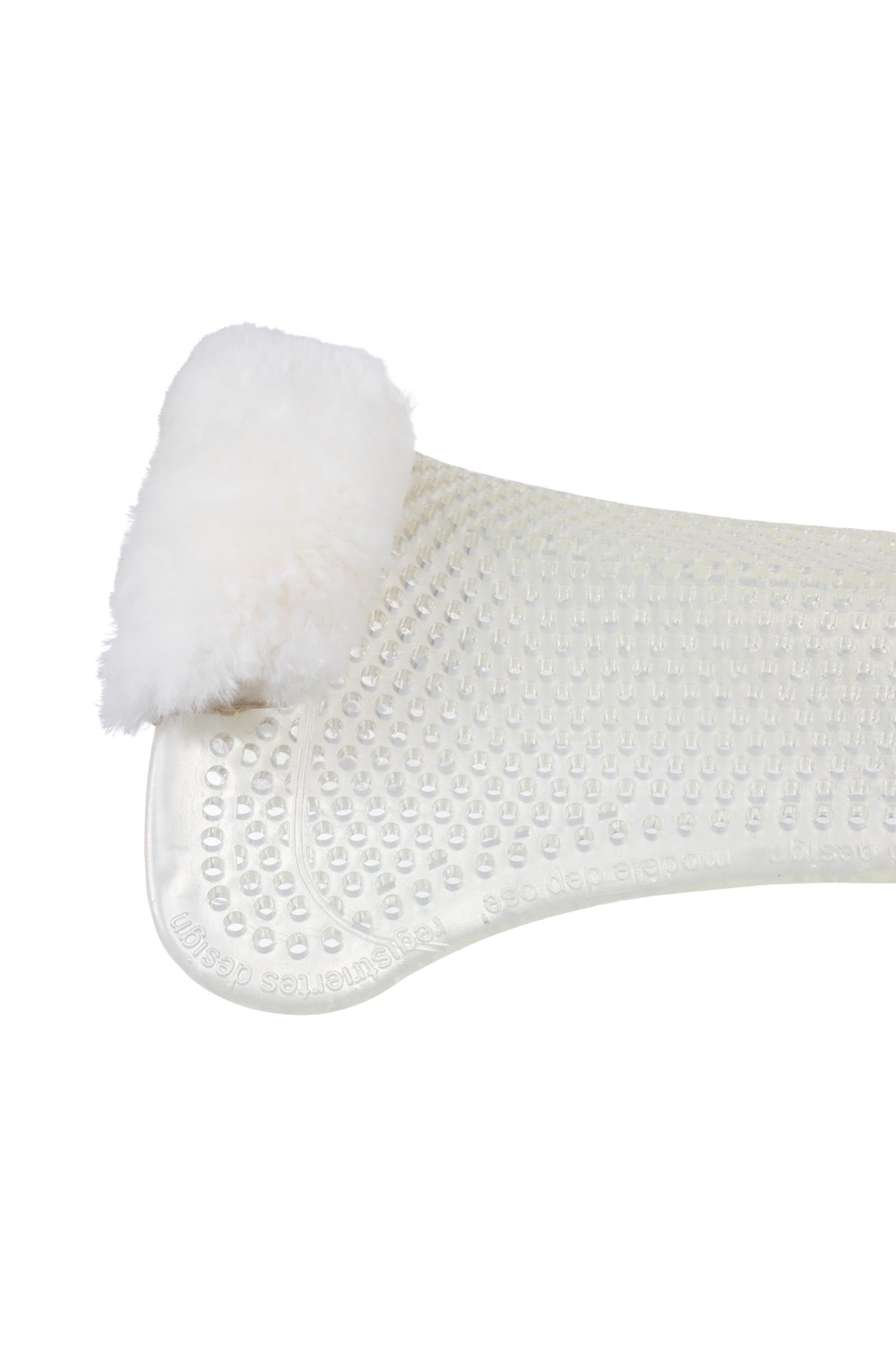 Acavallo Gel Non Slip Classic With Sheepskin Cut-Out Rear Riser Saddle Pads