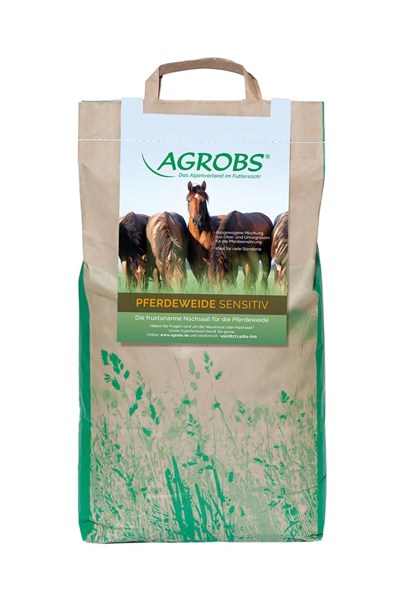 Agrobs Horse Pasture Sensitive Resiembra 10kg Suministros de Cercas