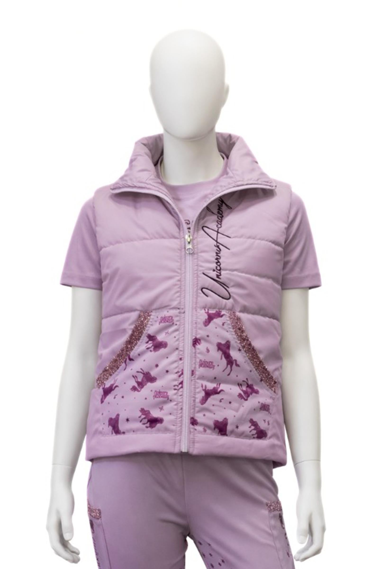 Kavalkade Unicorn Academy Kids´ Light Padded Vest With Glitter Kids Apparel