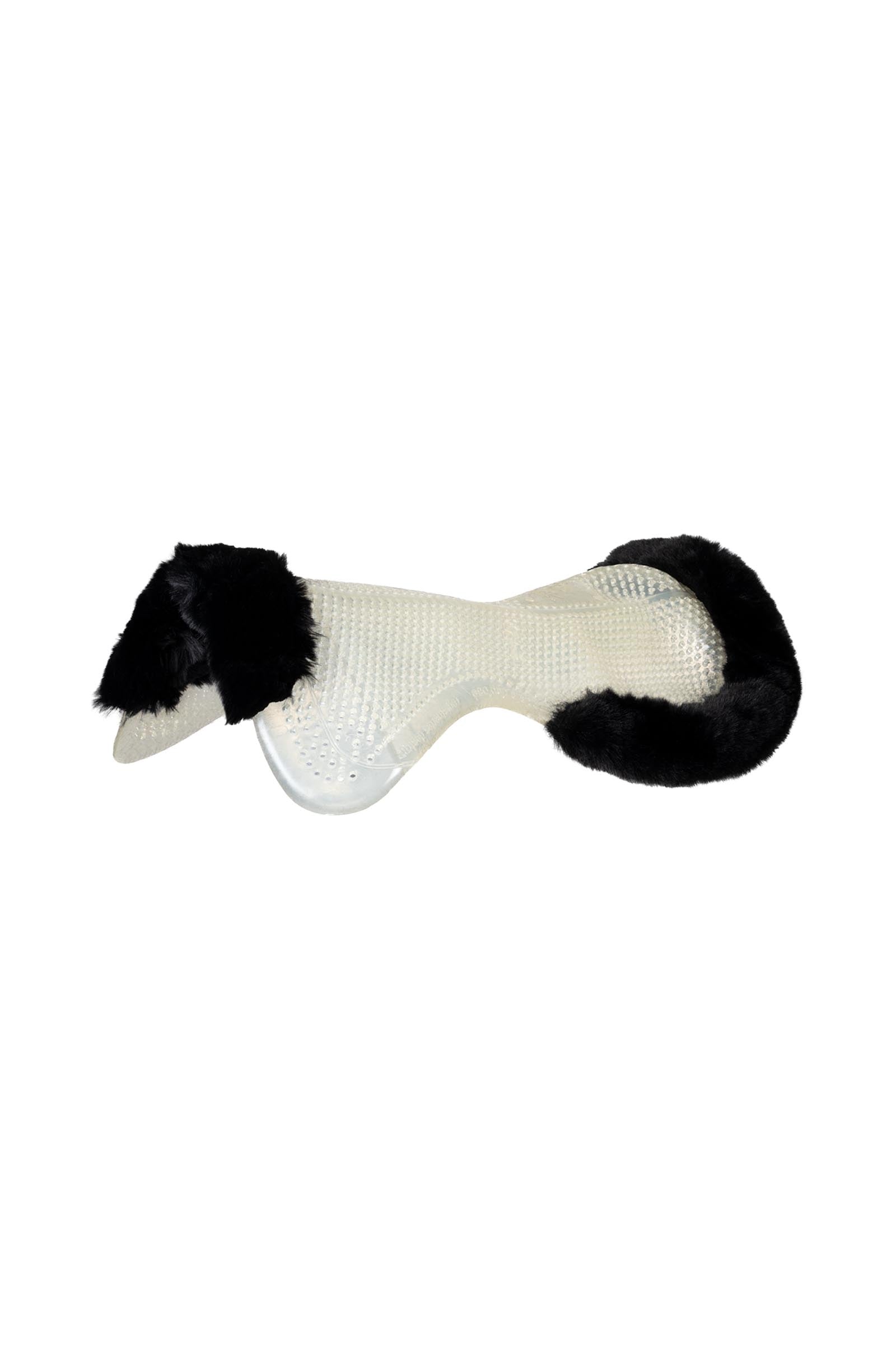 Acavallo Gel Non Slip Classic With Faux Sheepskin Cut-Out Flat Saddle Pads